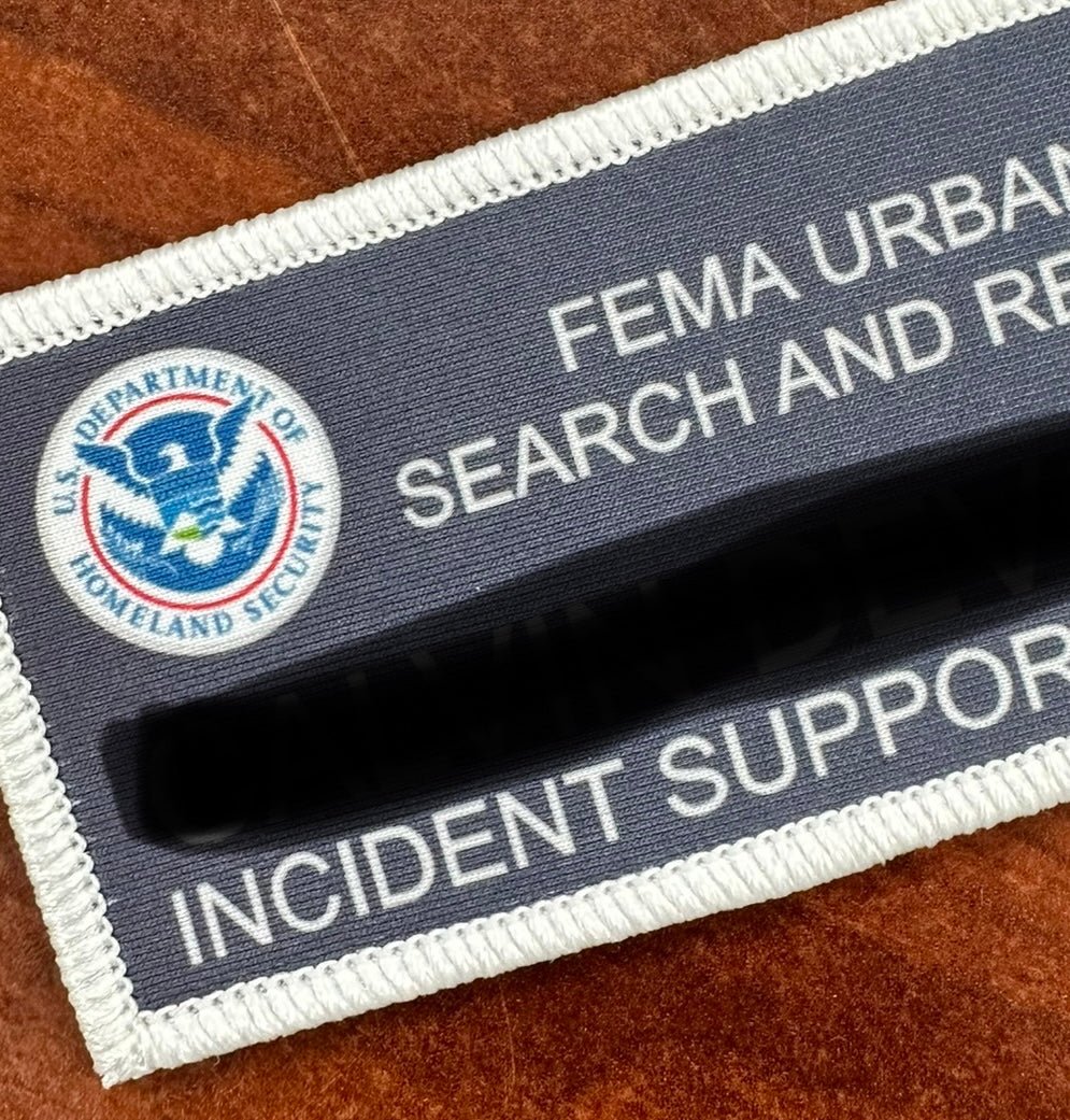 Custom printed sublimation patch for job shirt
