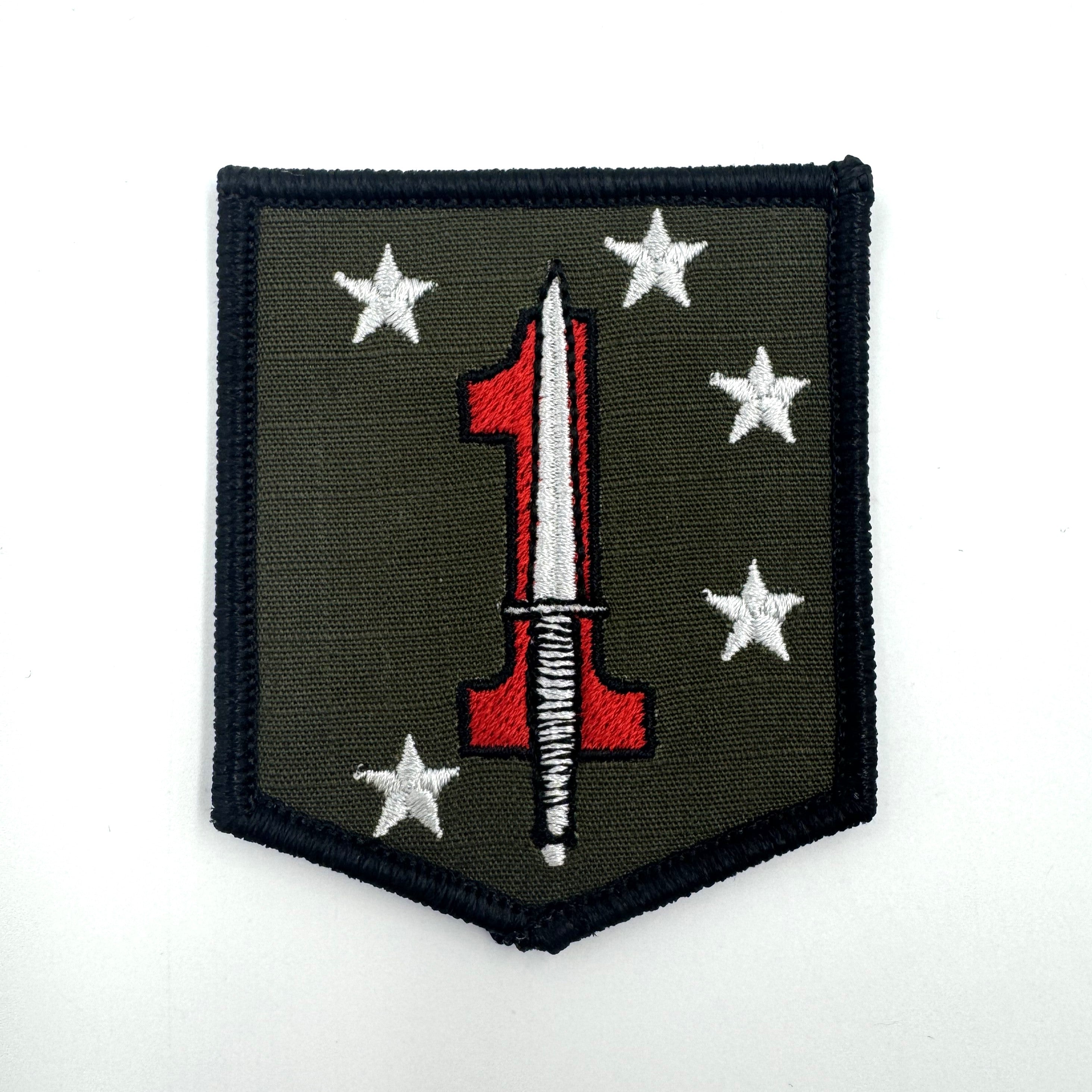 1st Marine Raider Battalion MarSOC - 2.5x3 Shield Patch