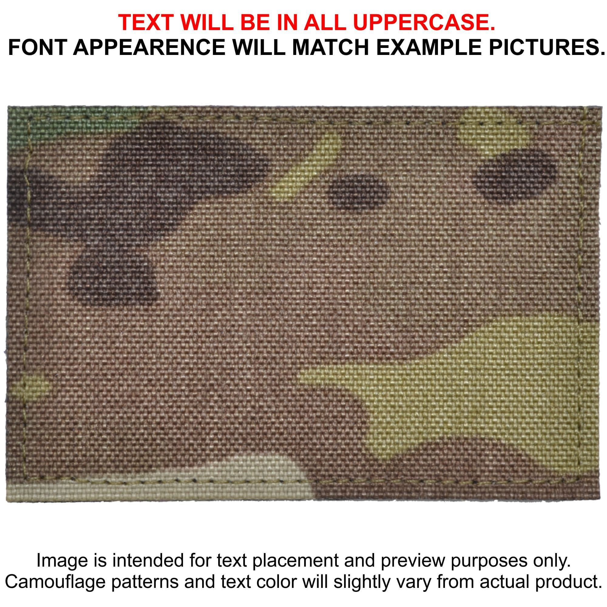 Tactical Gear Junkie Patches MultiCam CORDURA® Custom Heat Press Vinyl - 2x4 CORDURA® Patch