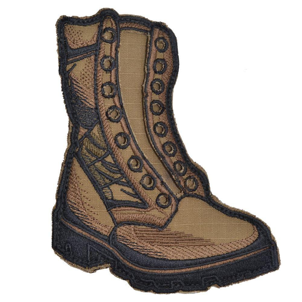 Tactical Gear Junkie Patches Lace Up Combat Boot - 5" Embroidered Patch