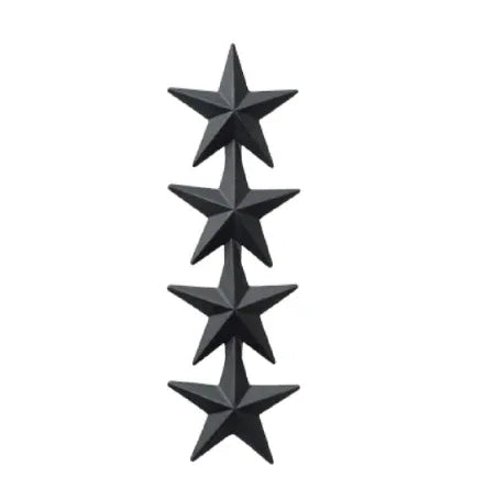 Subdued Black Metal Rank - Army