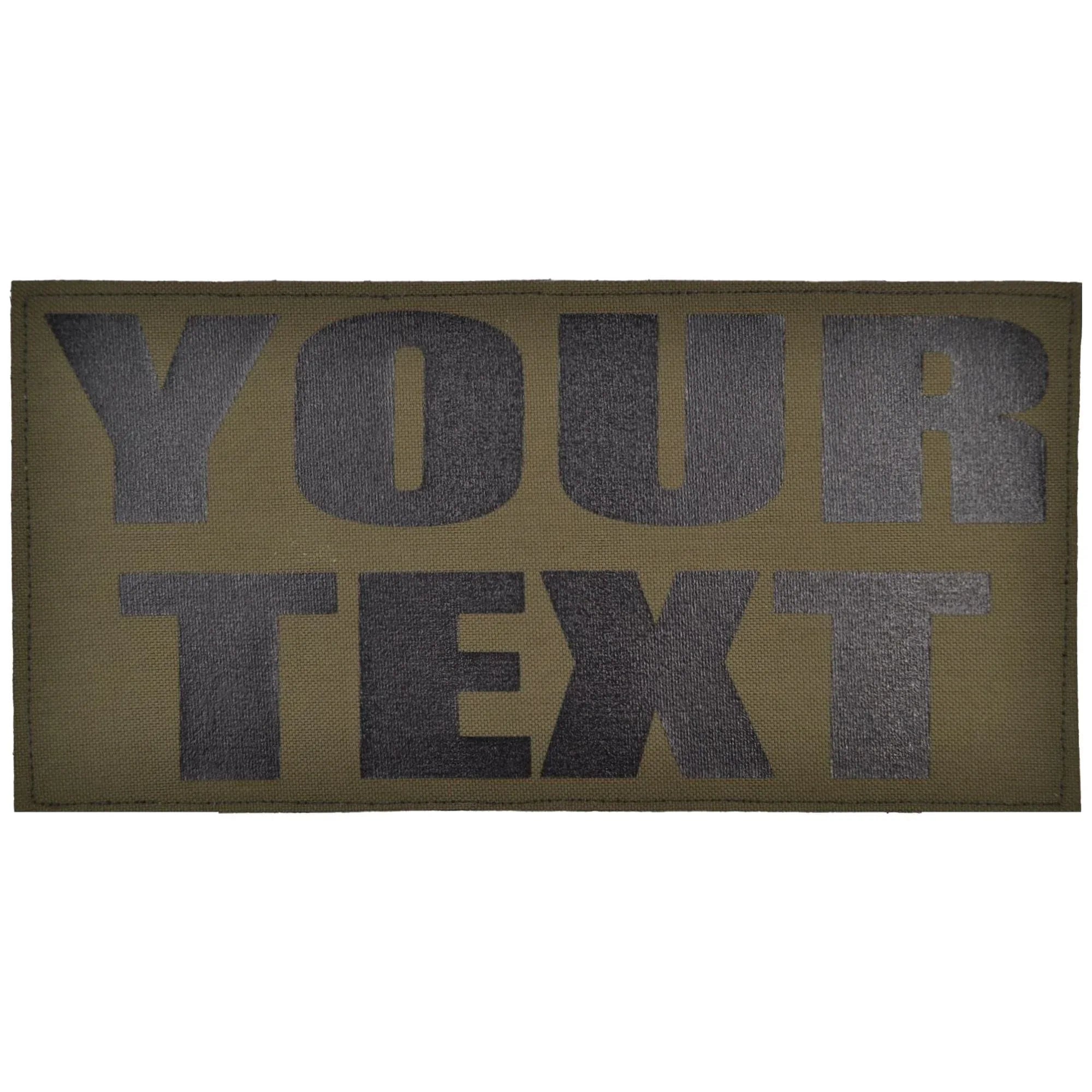 Tactical Gear Junkie Patches Custom Heat Press Vinyl - 4x8 CORDURA® Patch