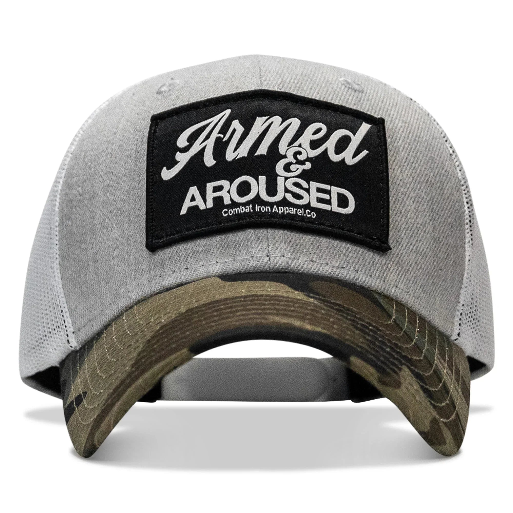 Armed & Aroused Patch Snapback Hat - Combat Iron Apparel Co.