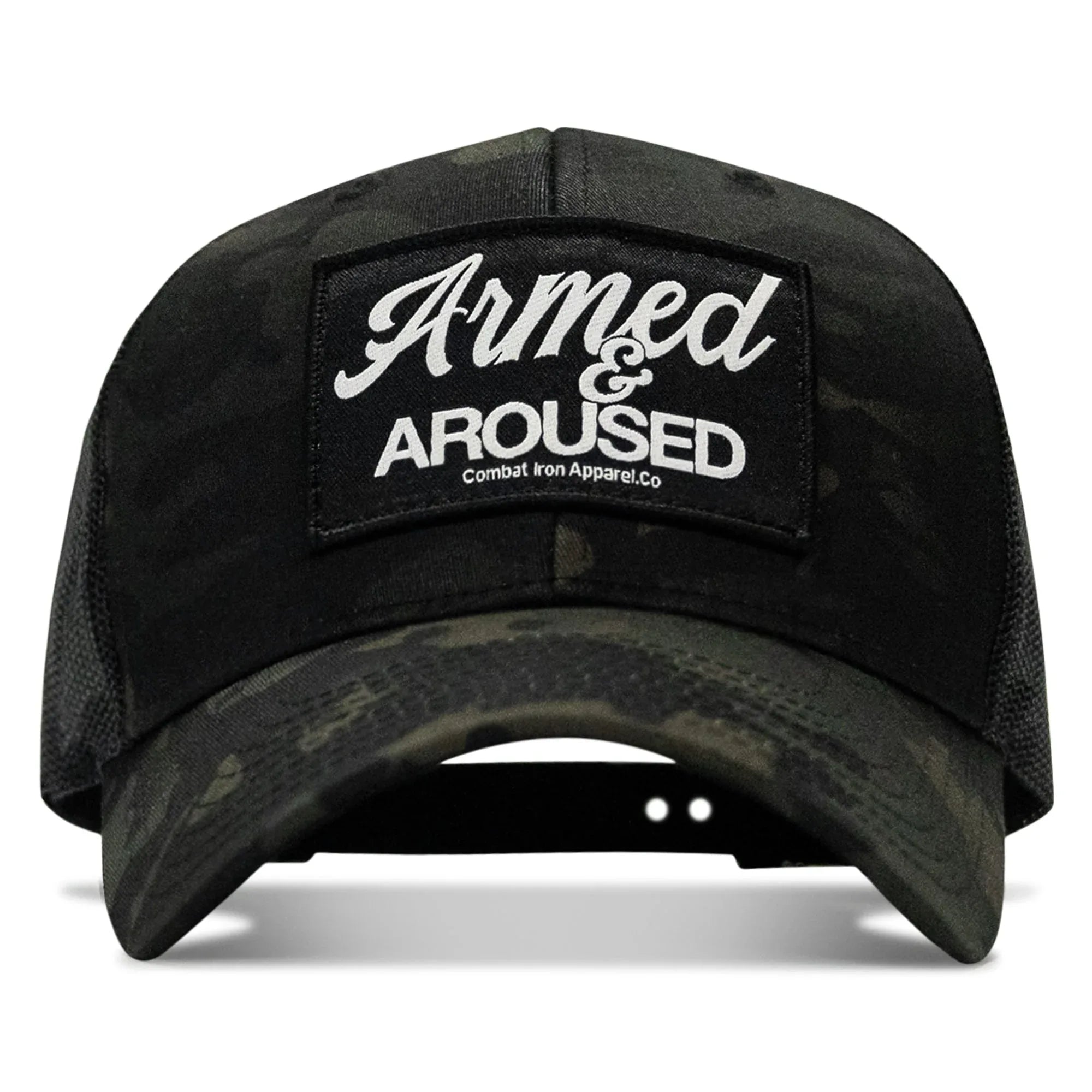 Armed & Aroused Patch Snapback Hat - Combat Iron Apparel Co.