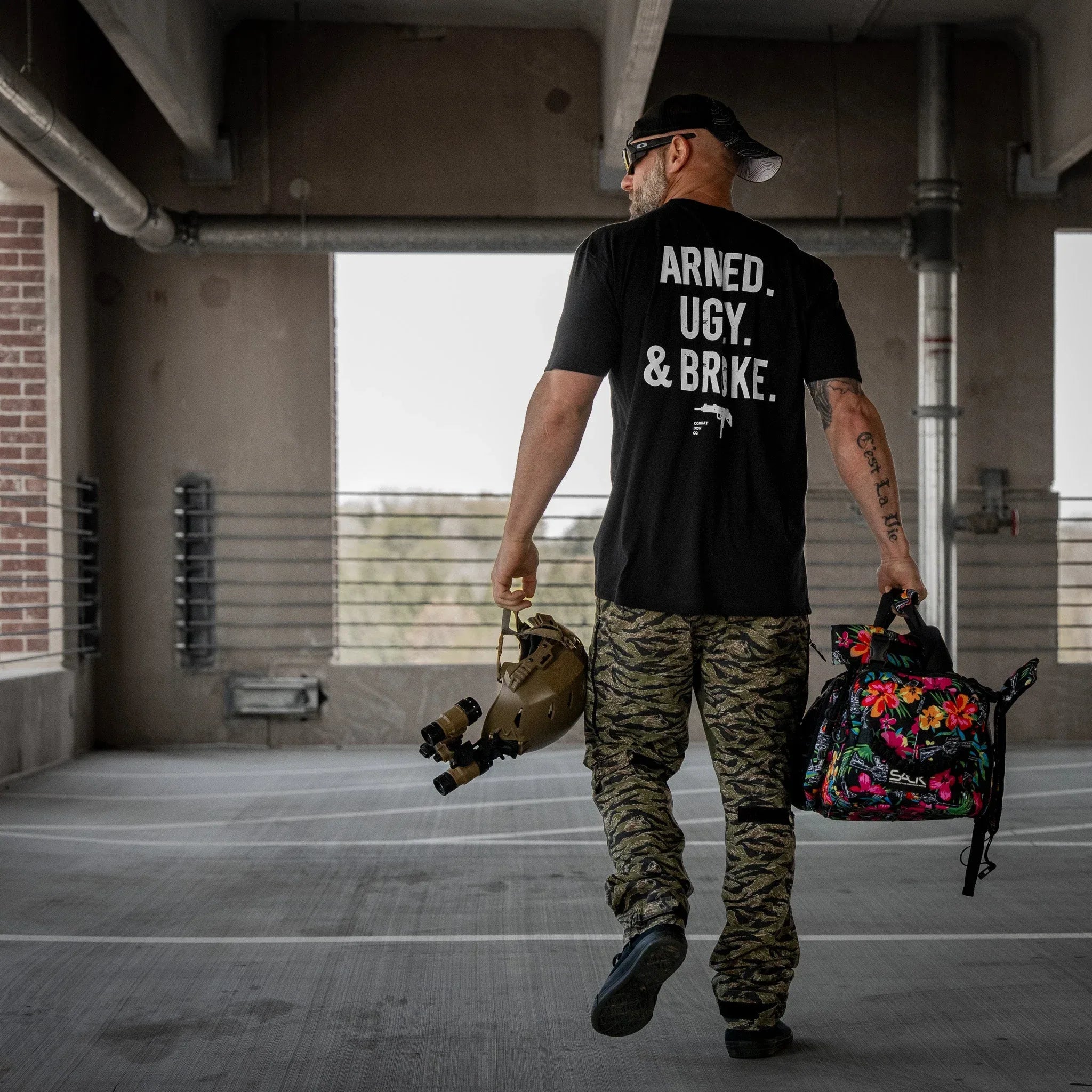 Armed. Ugly. & Broke. Men's T-Shirt - Combat Iron Apparel Co. - Combat Iron Apparel Co.