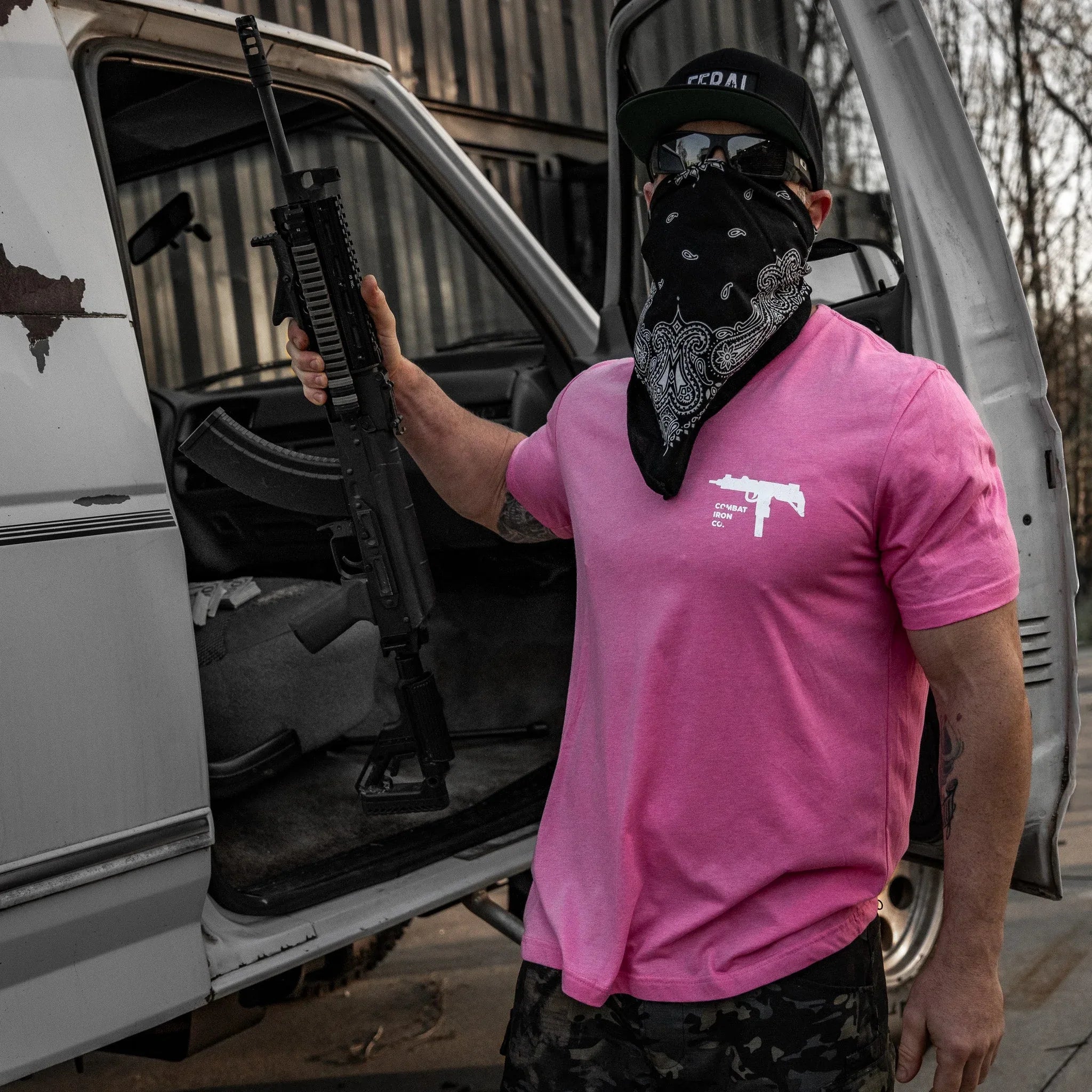 Armed. Ugly. & Broke. Men's T-Shirt - Combat Iron Apparel Co. - Combat Iron Apparel Co.