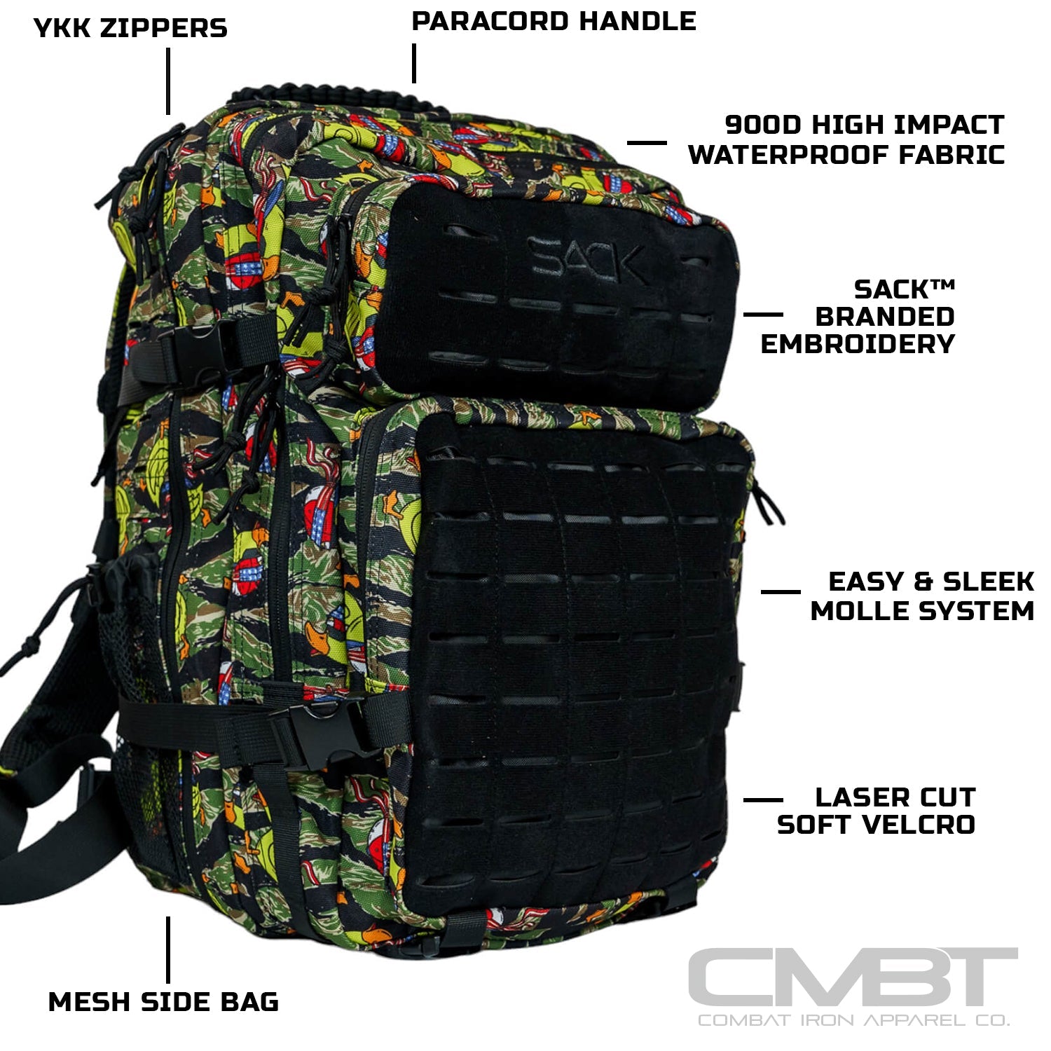 35L Sack™ Backpack | Kalagush Edition - Combat Iron Apparel Co.