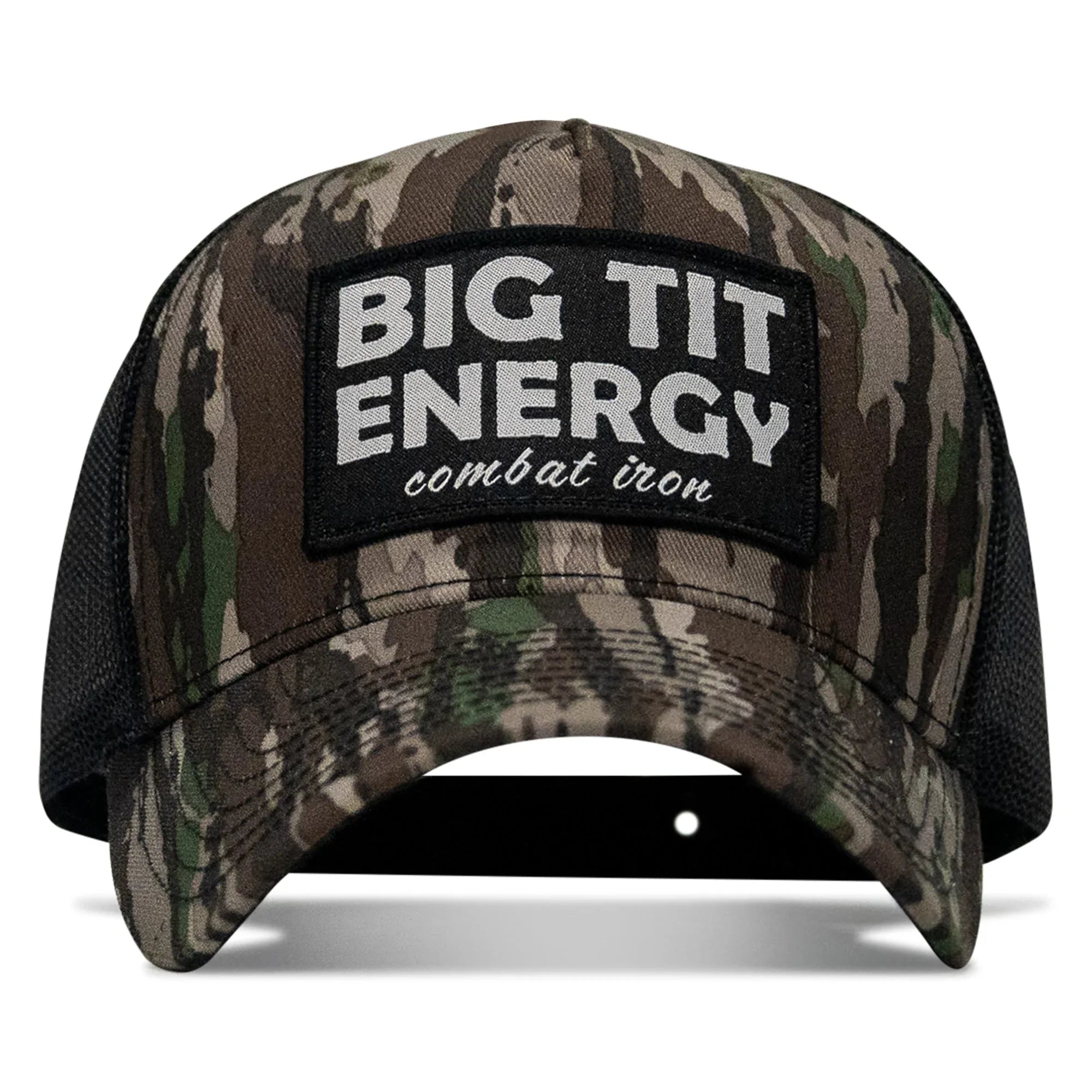 Big Tit Energy Patch Snapback Hat - Combat Iron Apparel Co.