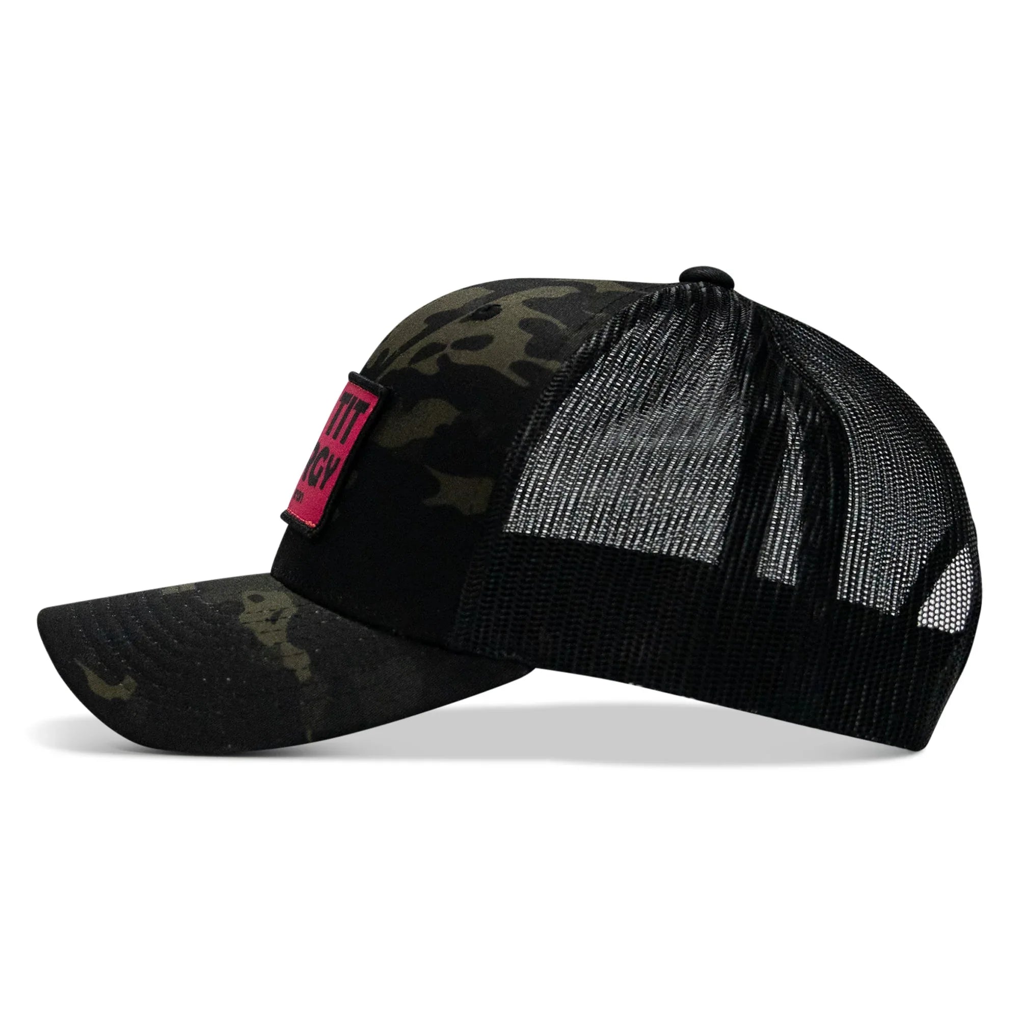 Big Tit Energy Pink Patch Snapback Hat - Combat Iron Apparel Co.