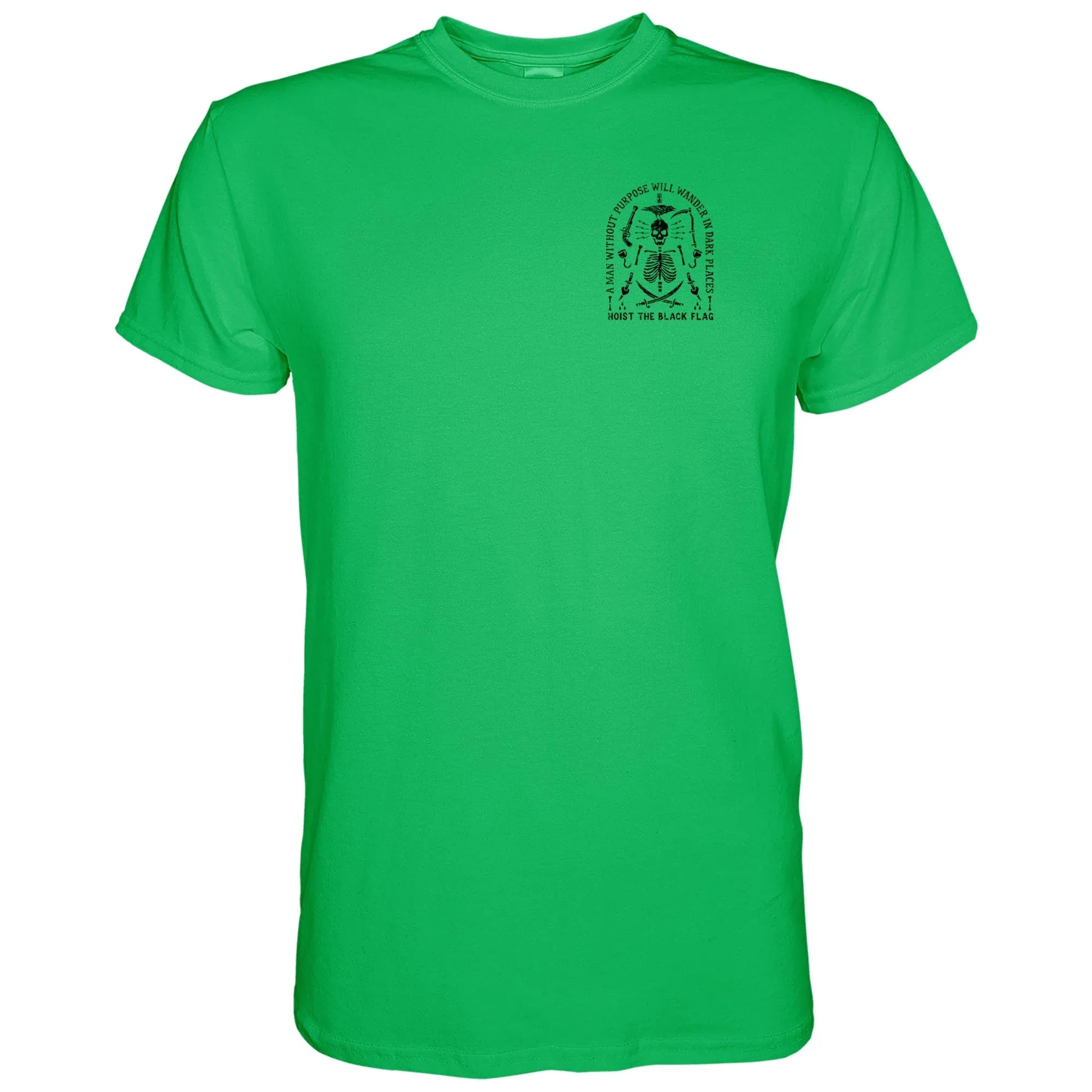Hoist the Black Flag Skull & Bones Men's T-Shirt - Combat Iron Apparel Co.