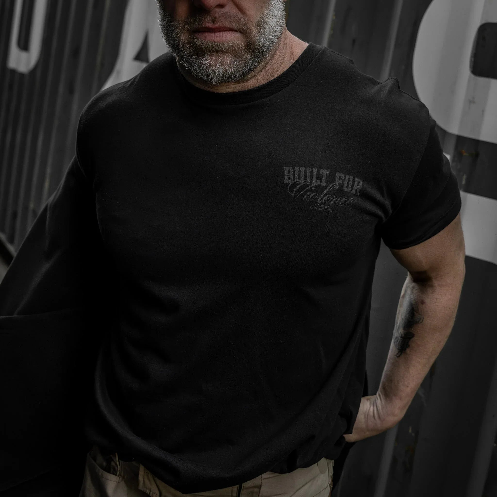 Built For Violence Men's T-Shirt - Combat Iron Apparel Co.
