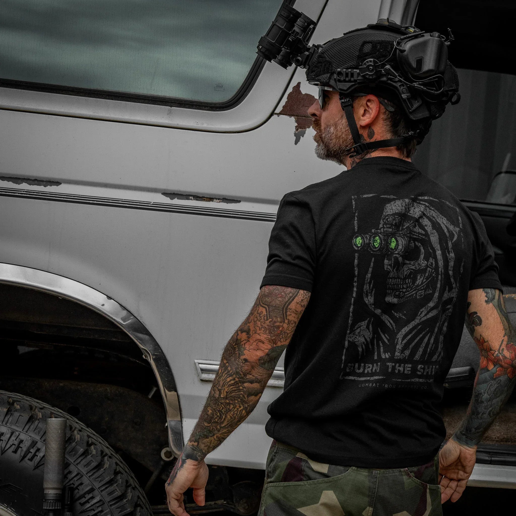 Burn The Ship Men's T-Shirt - Combat Iron Apparel Co.
