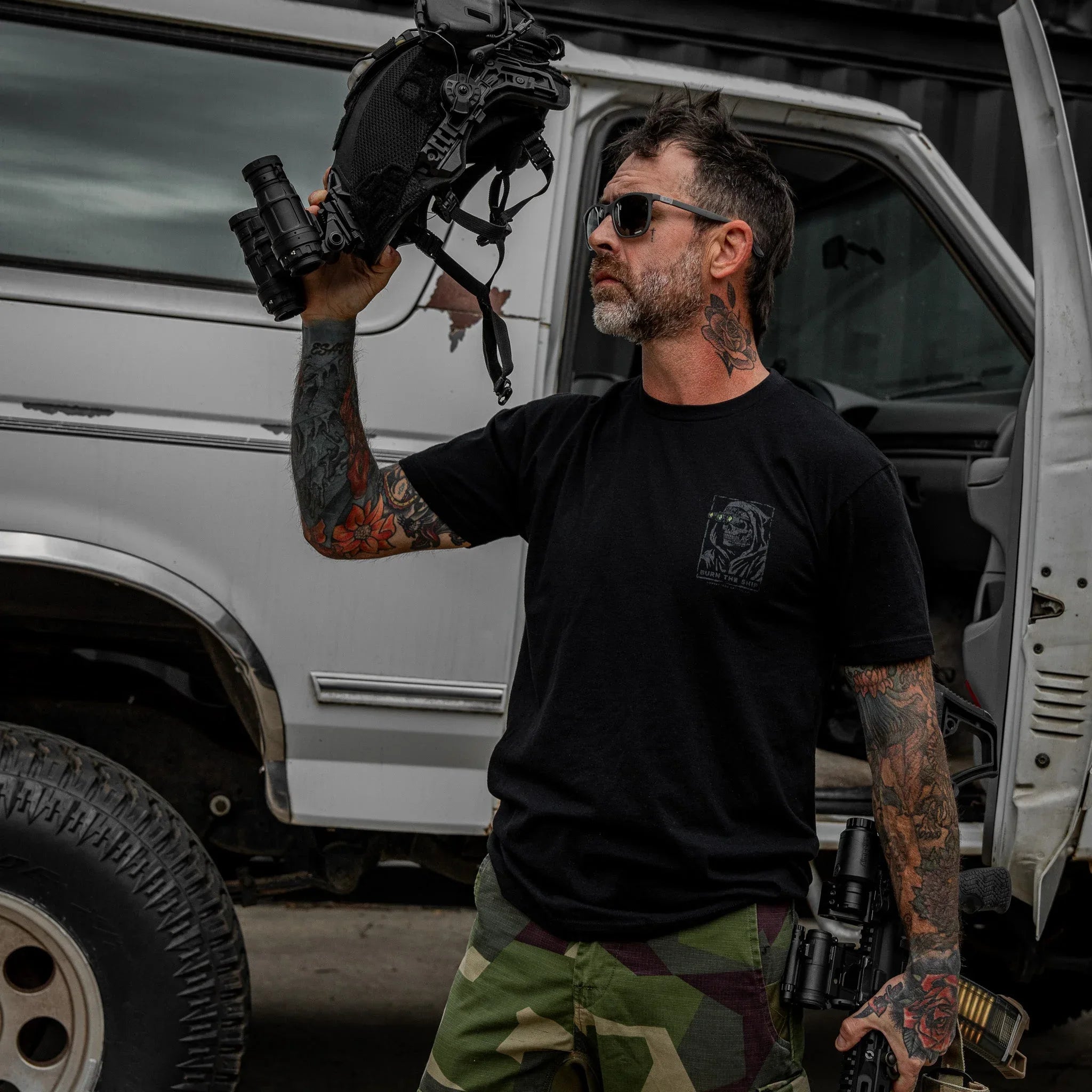 Burn The Ship Men's T-Shirt - Combat Iron Apparel Co.