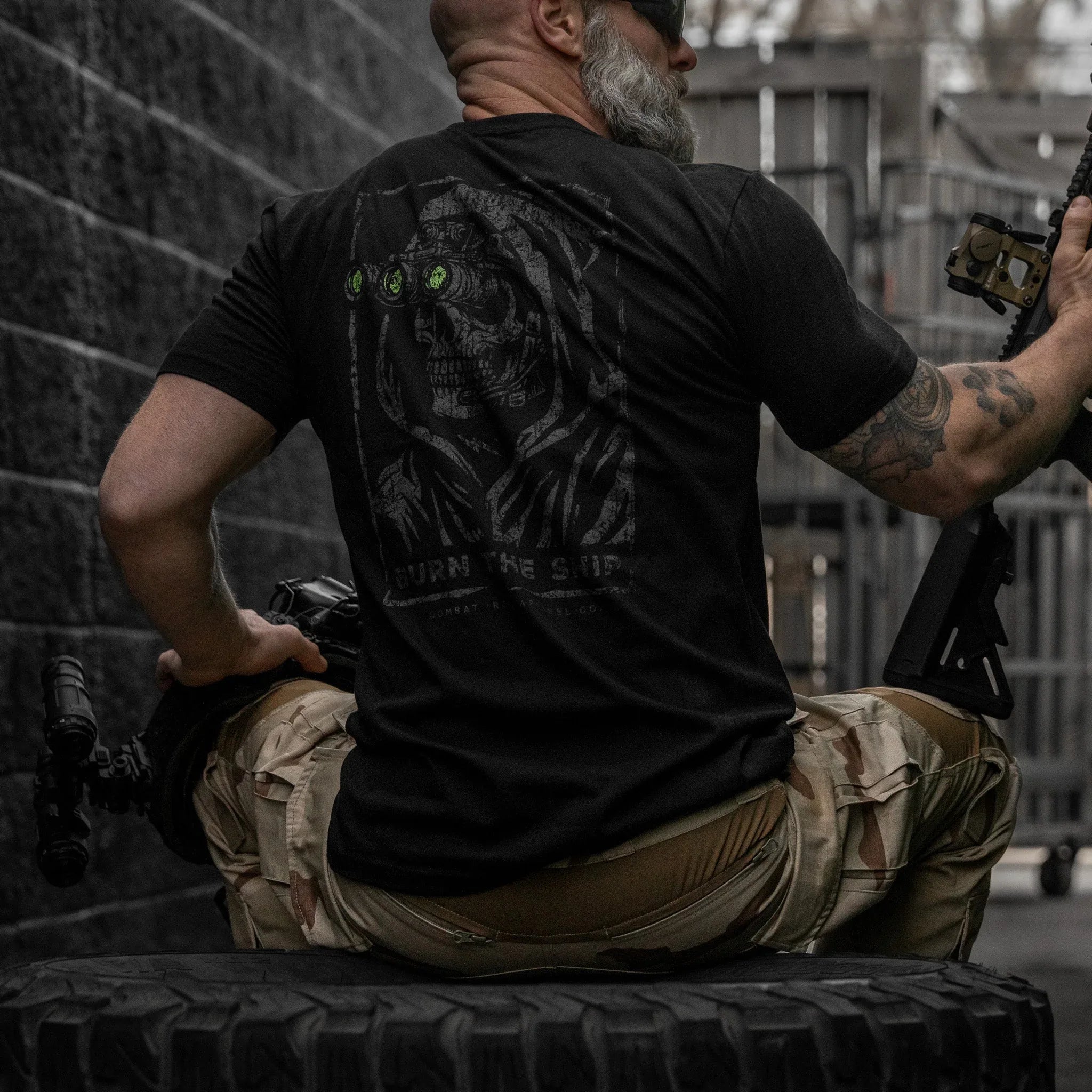 Burn The Ship Men's T-Shirt - Combat Iron Apparel Co.