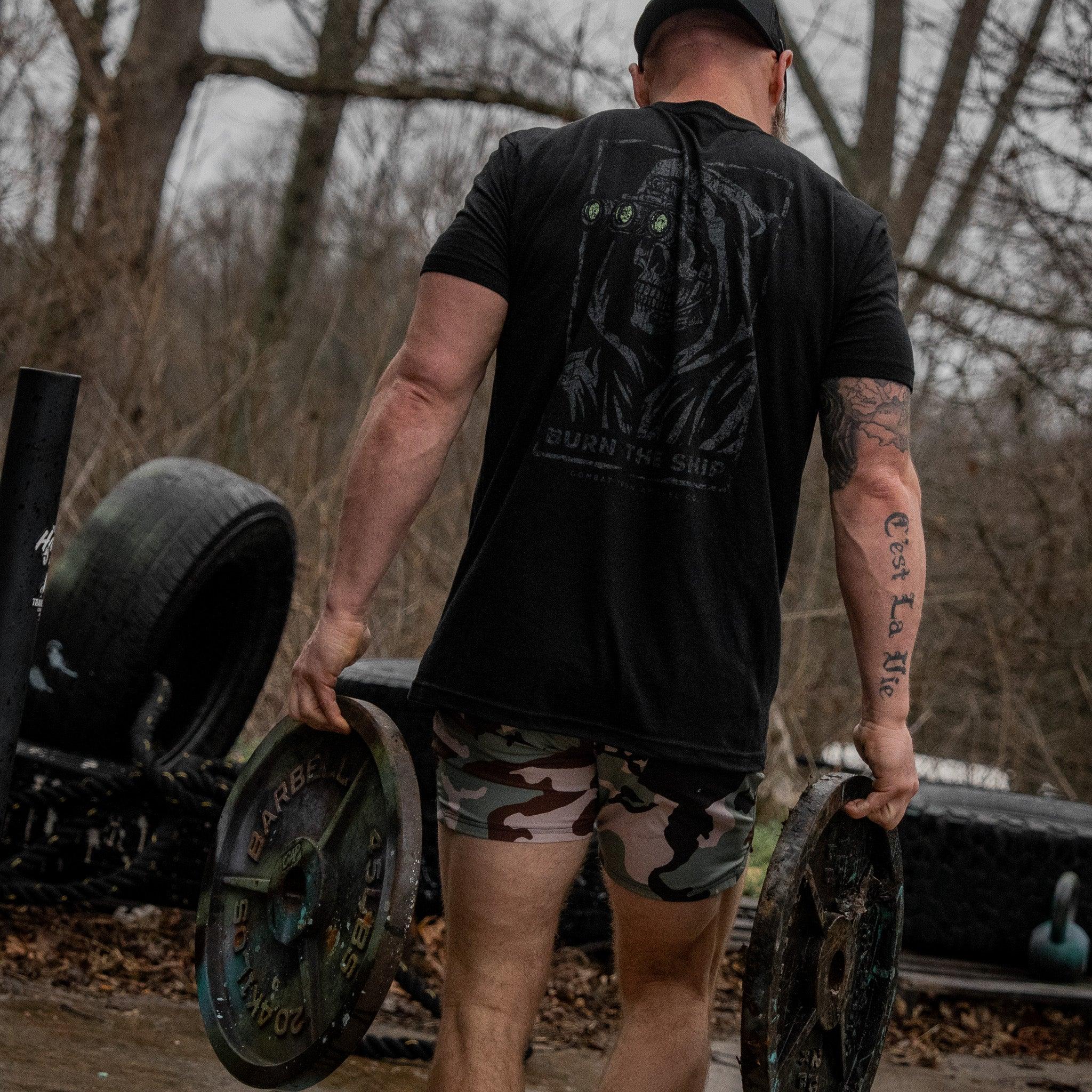 Burn The Ship Men's T-Shirt - Combat Iron Apparel Co.