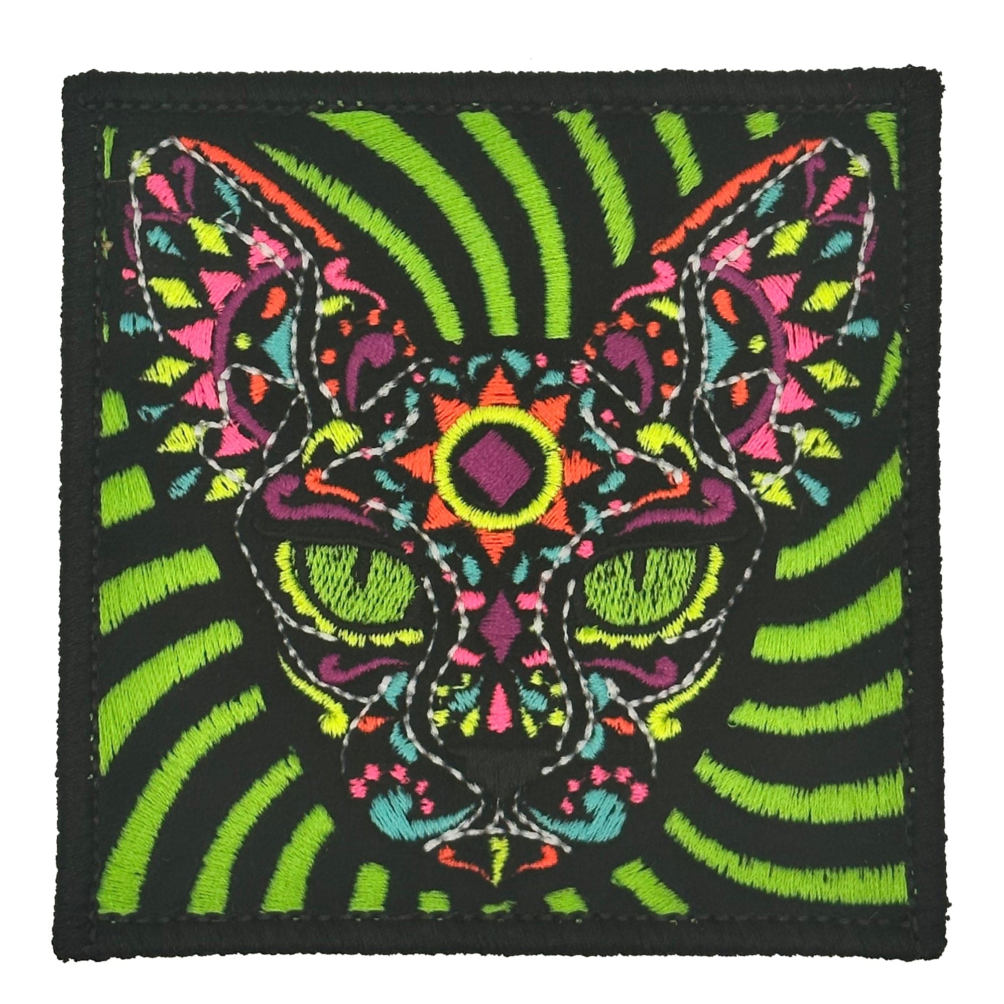 Tactical Gear Junkie Patches Blacklight Cat - 3.5" Patch