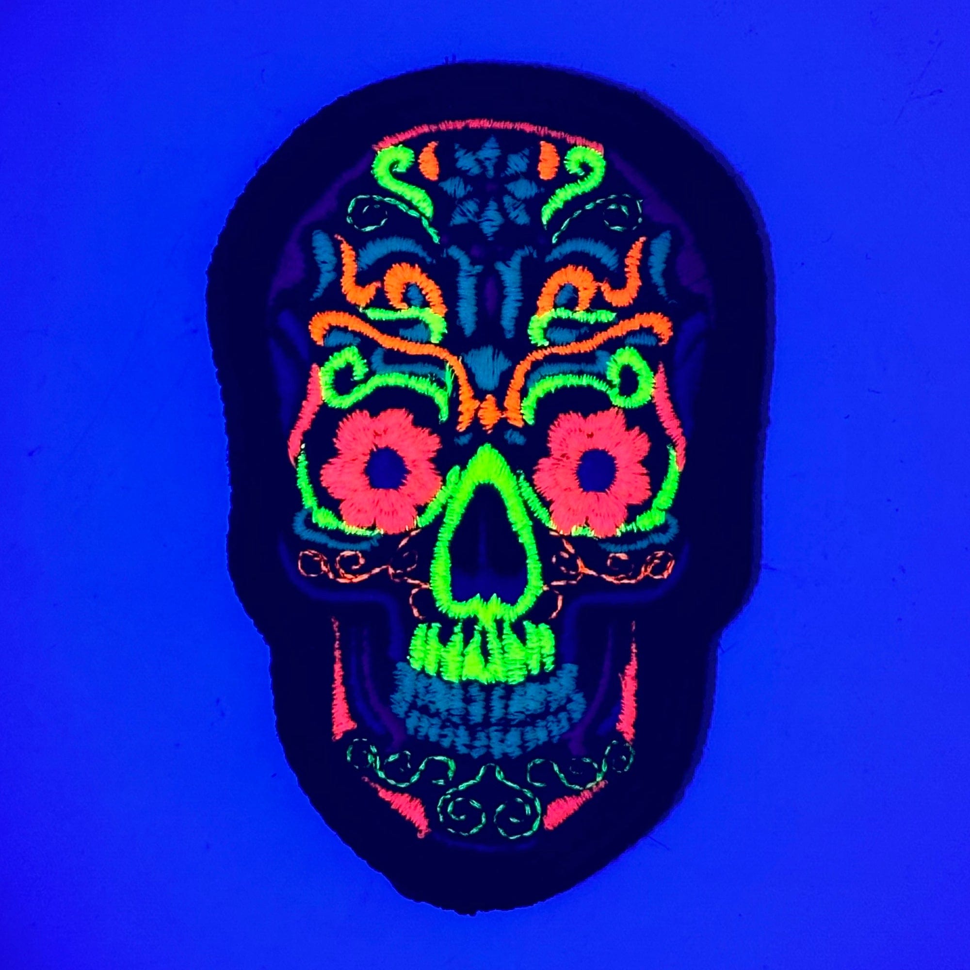 Tactical Gear Junkie Patches Blacklight Skull - 3.5" Patch