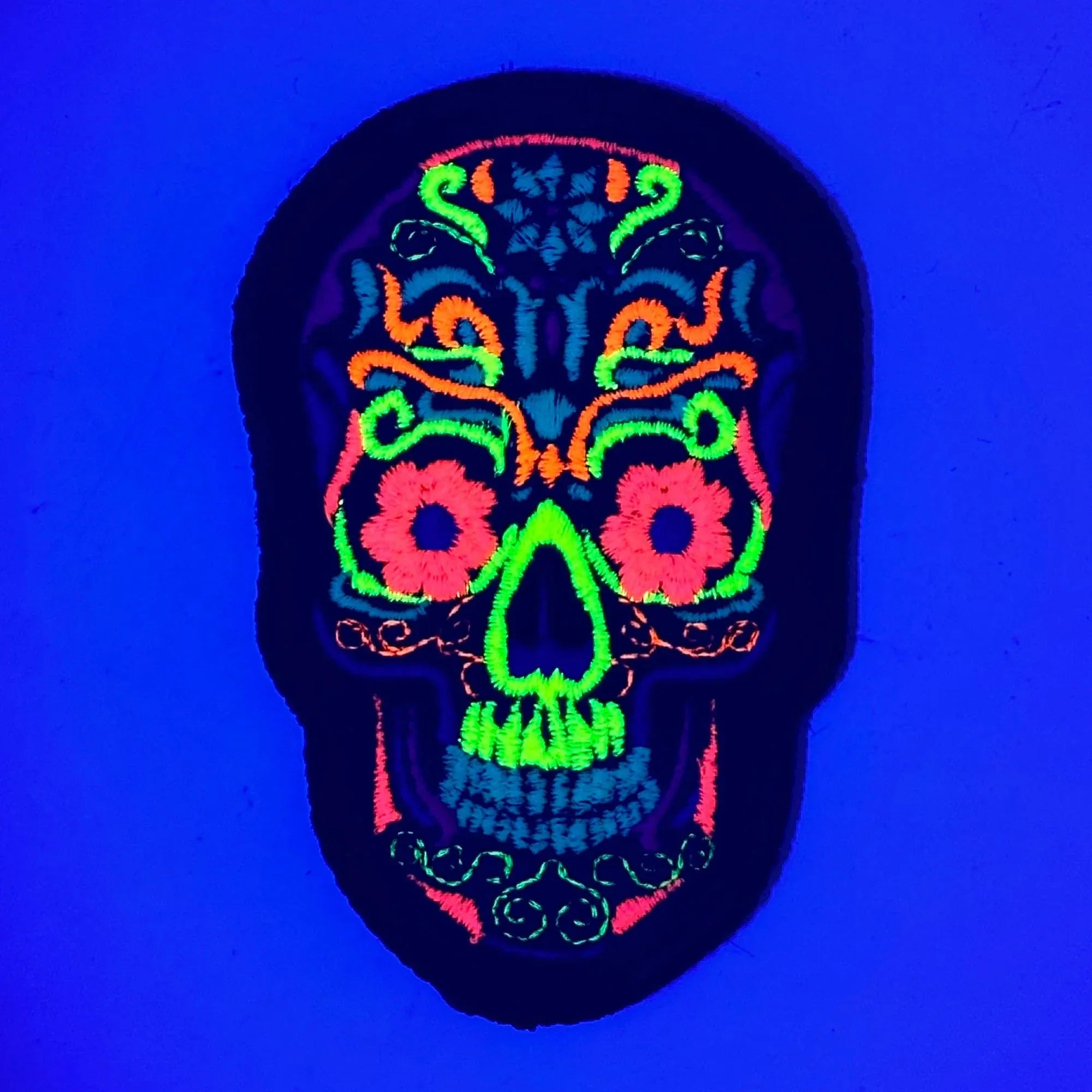 Tactical Gear Junkie Patches Blacklight Skull - 3.5" Patch