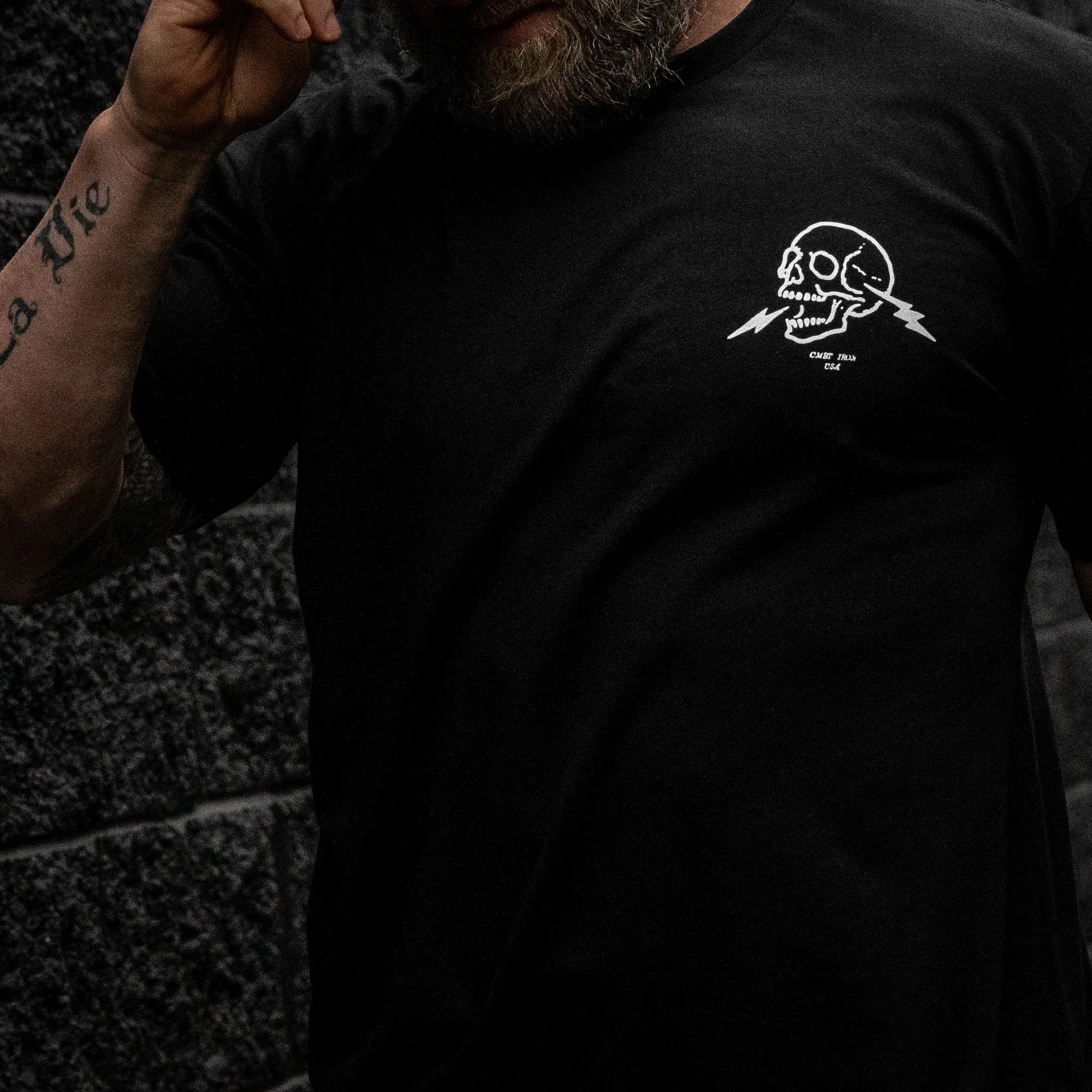 Chaos Raised Me Men's T-Shirt - Combat Iron Apparel Co.