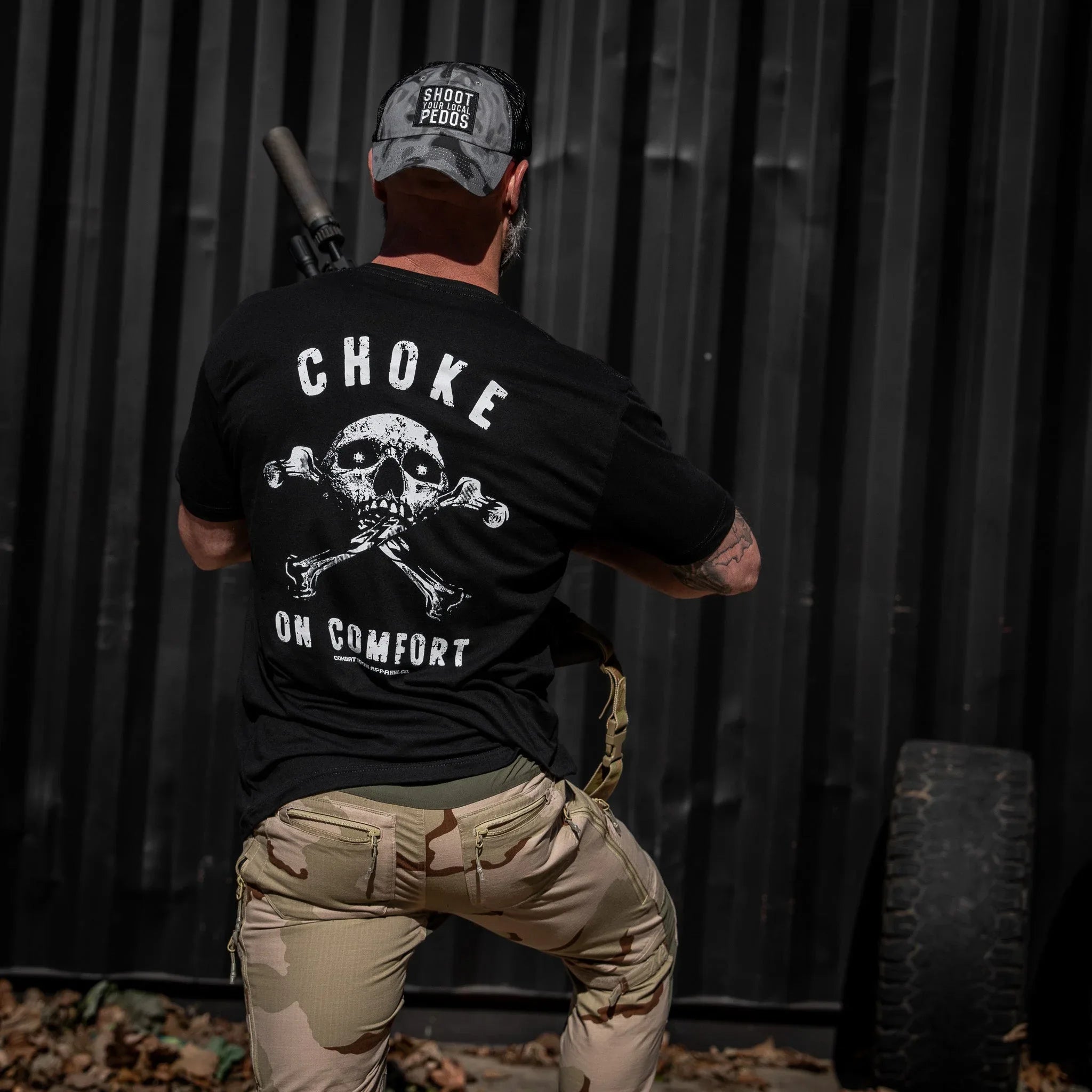 Choke On Comfort Men's T-Shirt - Combat Iron Apparel Co.