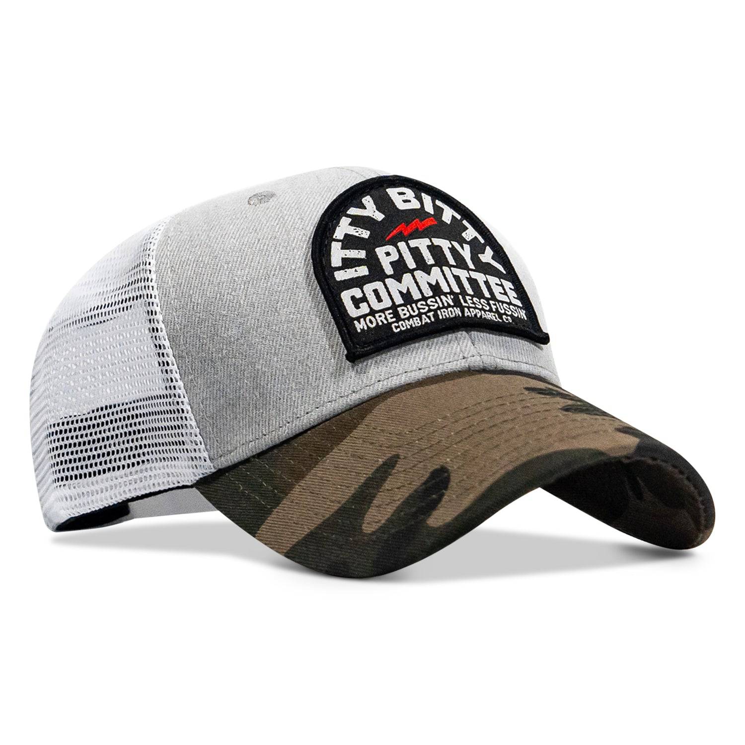 Itty Bitty Pitty Committee Patch SnapBack - Combat Iron Apparel Co.