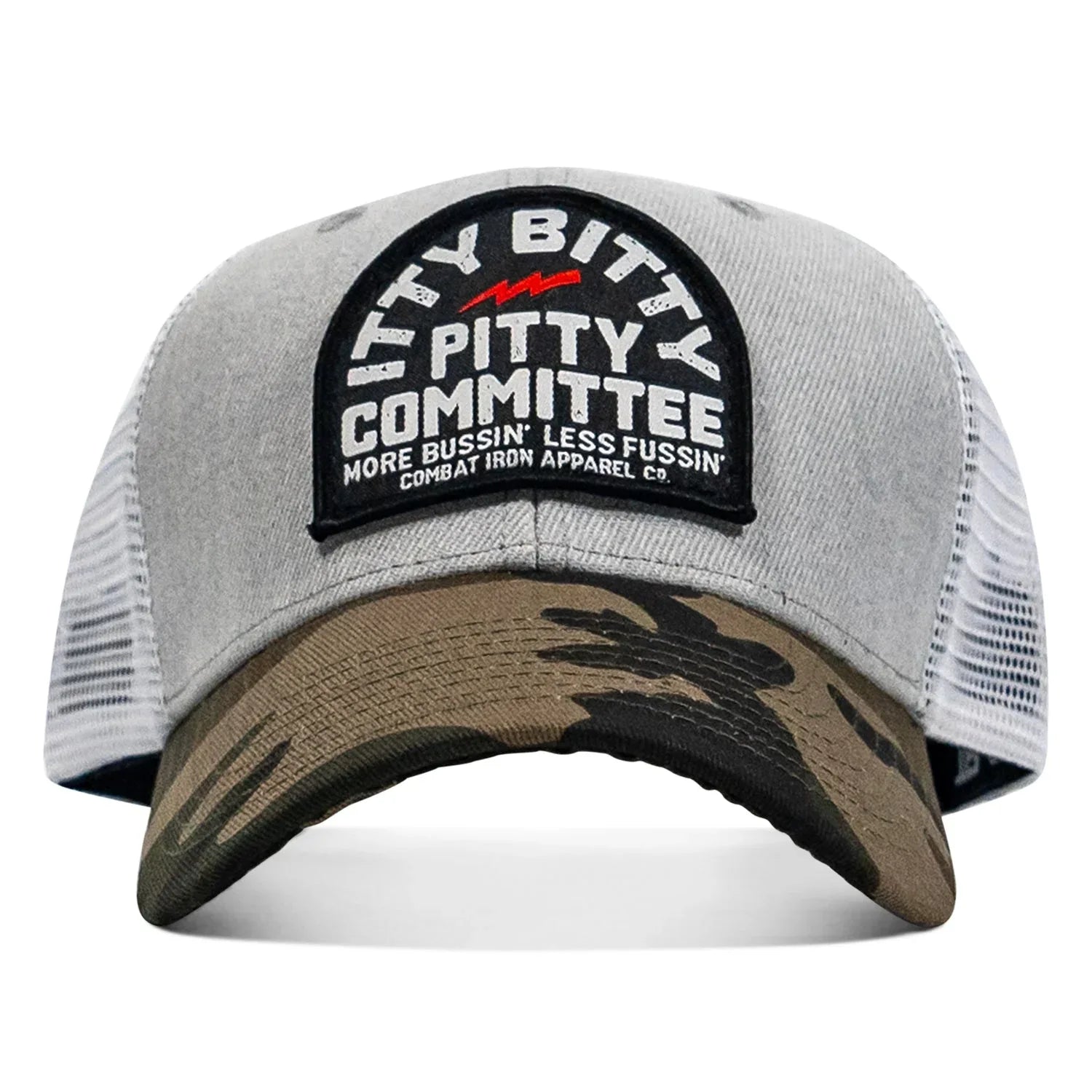 Itty Bitty Pitty Committee Patch SnapBack - Combat Iron Apparel Co.