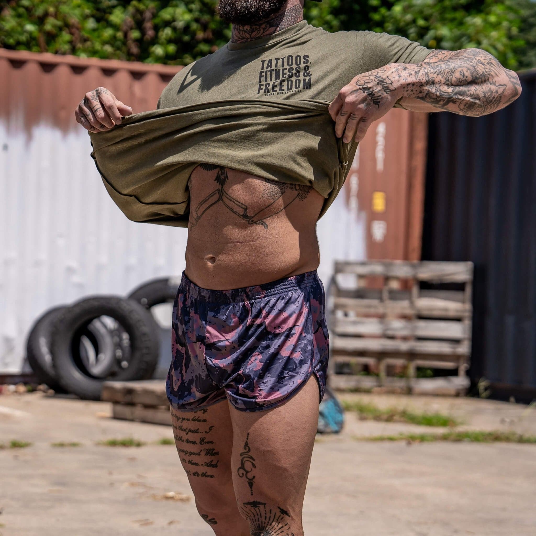 Copenhagen Camo Ranger Panty Silkies Training Shorts | 2.5" - Combat Iron Apparel Co.