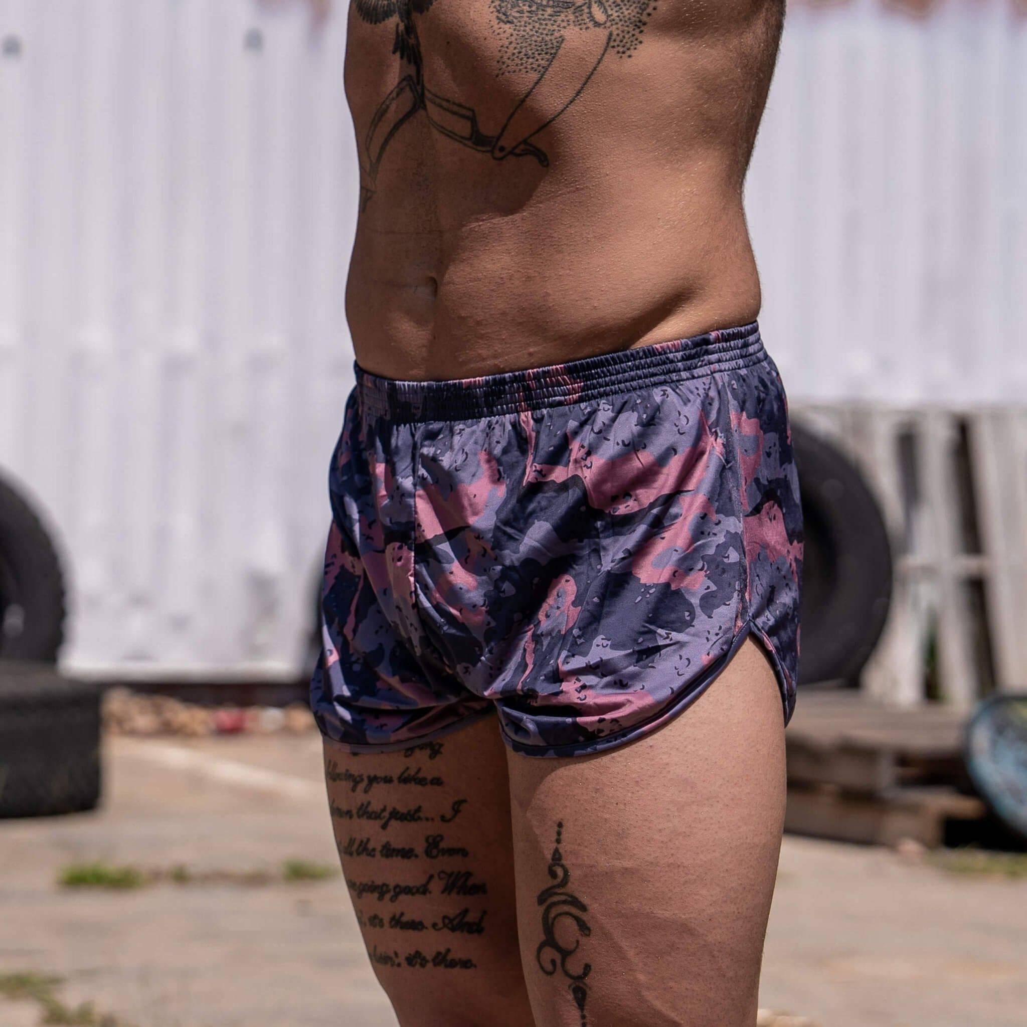 Copenhagen Camo Ranger Panty Silkies Training Shorts | 2.5" - Combat Iron Apparel Co.