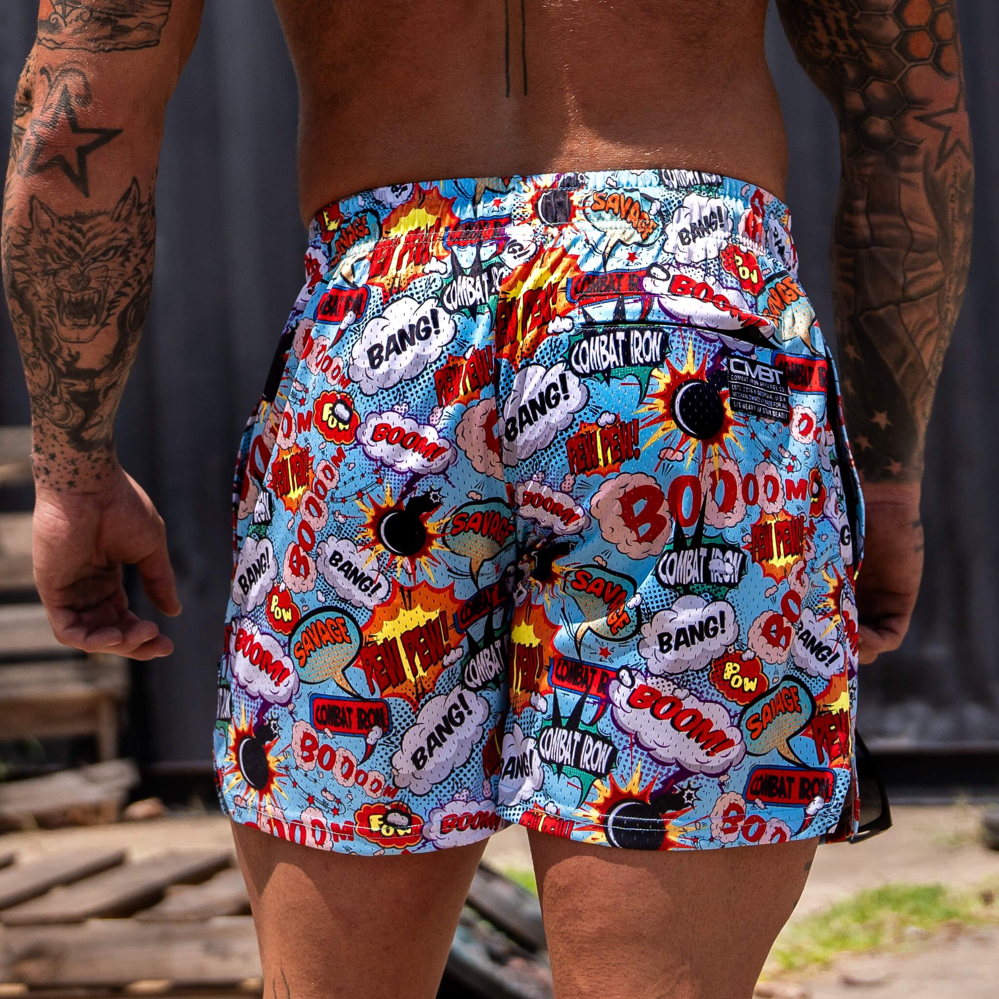 Men's Original Mesh Lifestyle Shorts | 5" - Combat Iron Apparel Co.