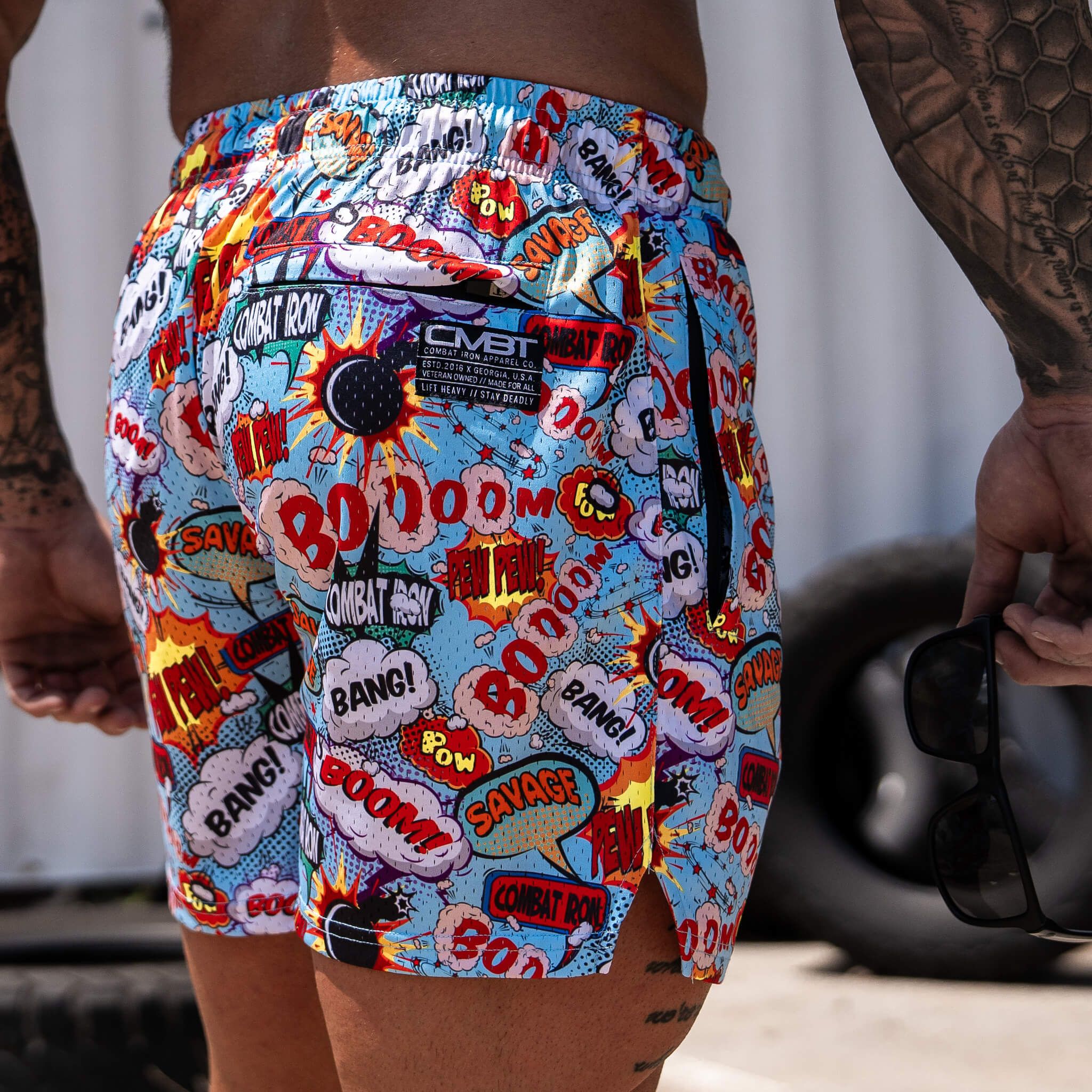 Men's Original Mesh Lifestyle Shorts | 5" - Combat Iron Apparel Co.