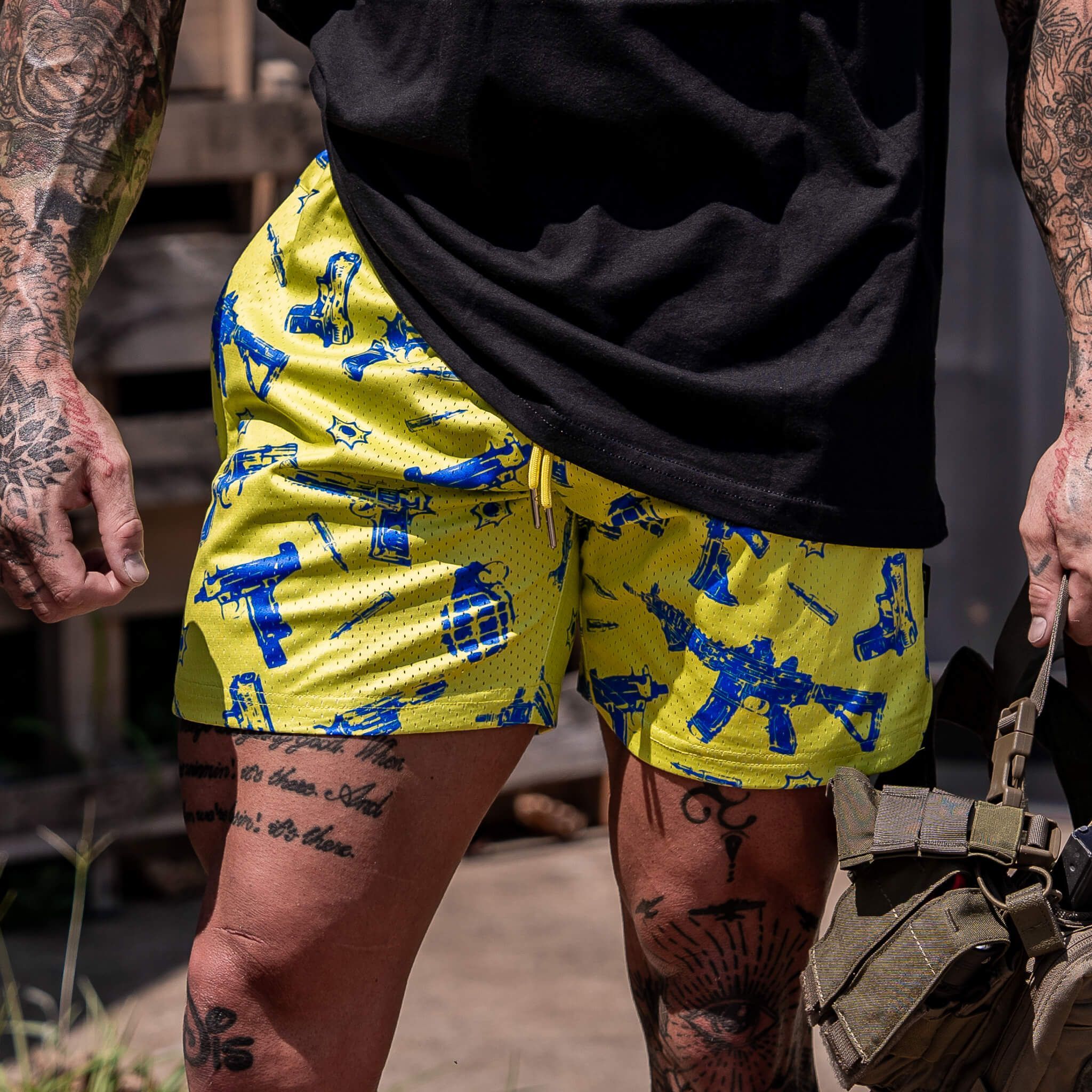 Men's Original Mesh Lifestyle Shorts | 5" - Combat Iron Apparel Co.