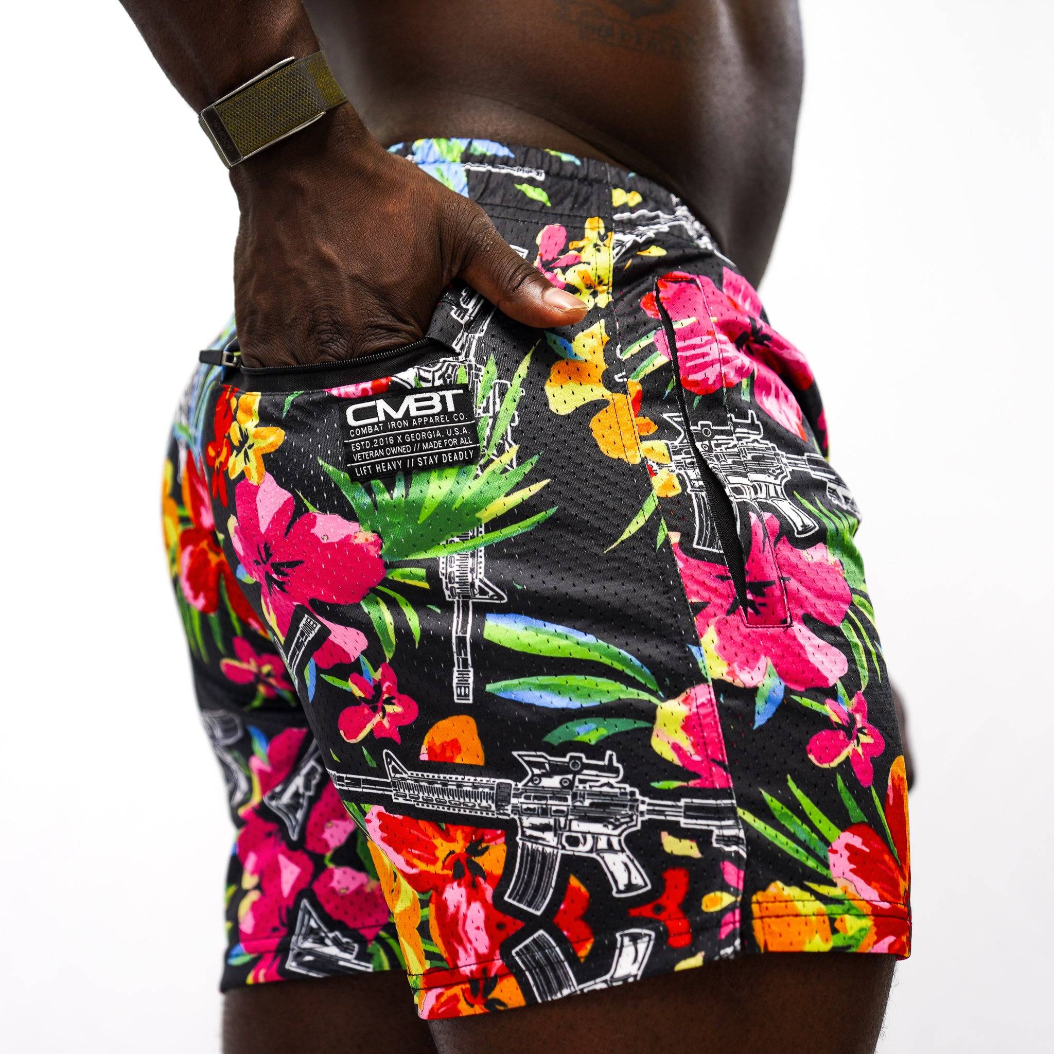 Men's Original Mesh Lifestyle Shorts | 5" - Combat Iron Apparel Co.