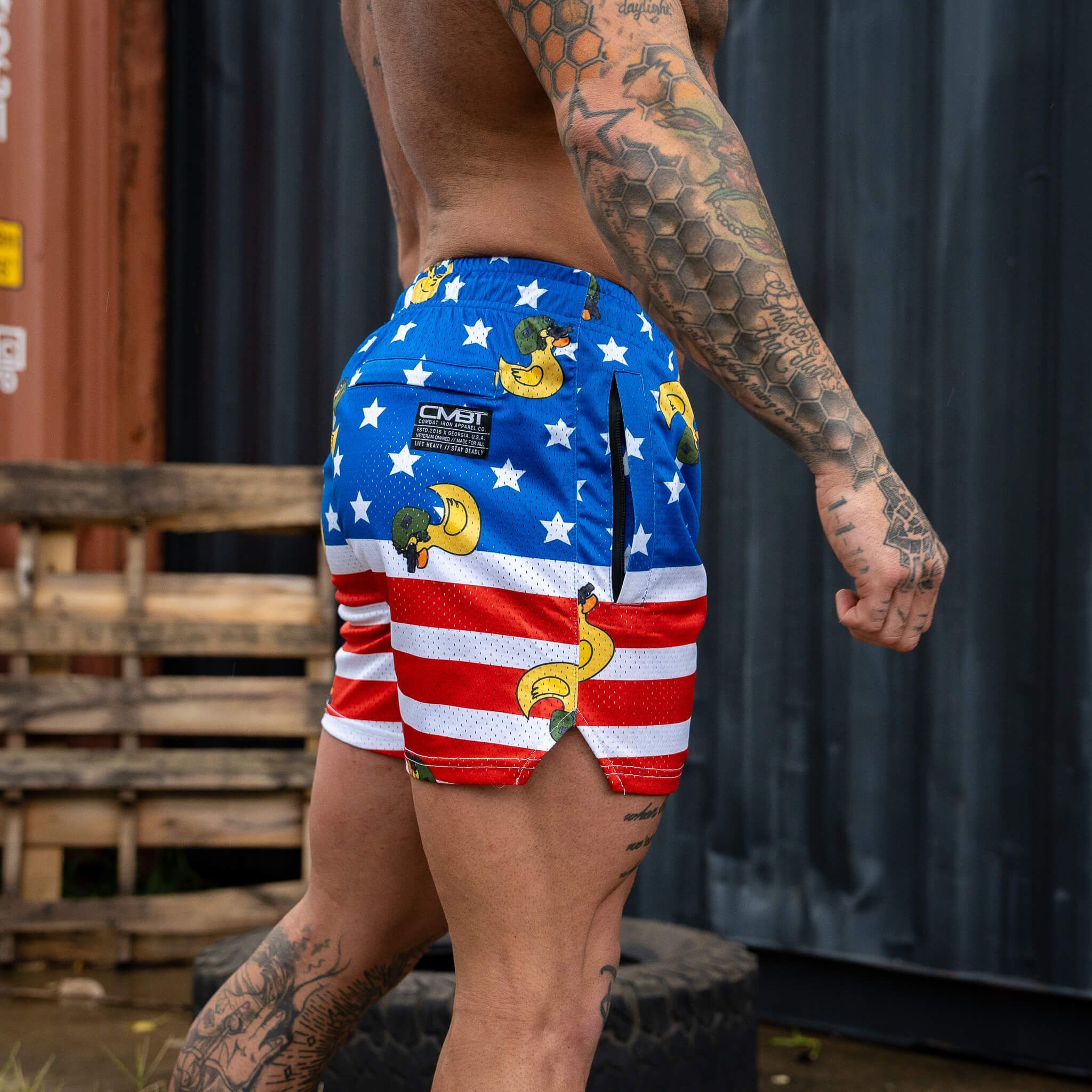 Men's Original Mesh Lifestyle Shorts | 5" - Combat Iron Apparel Co.