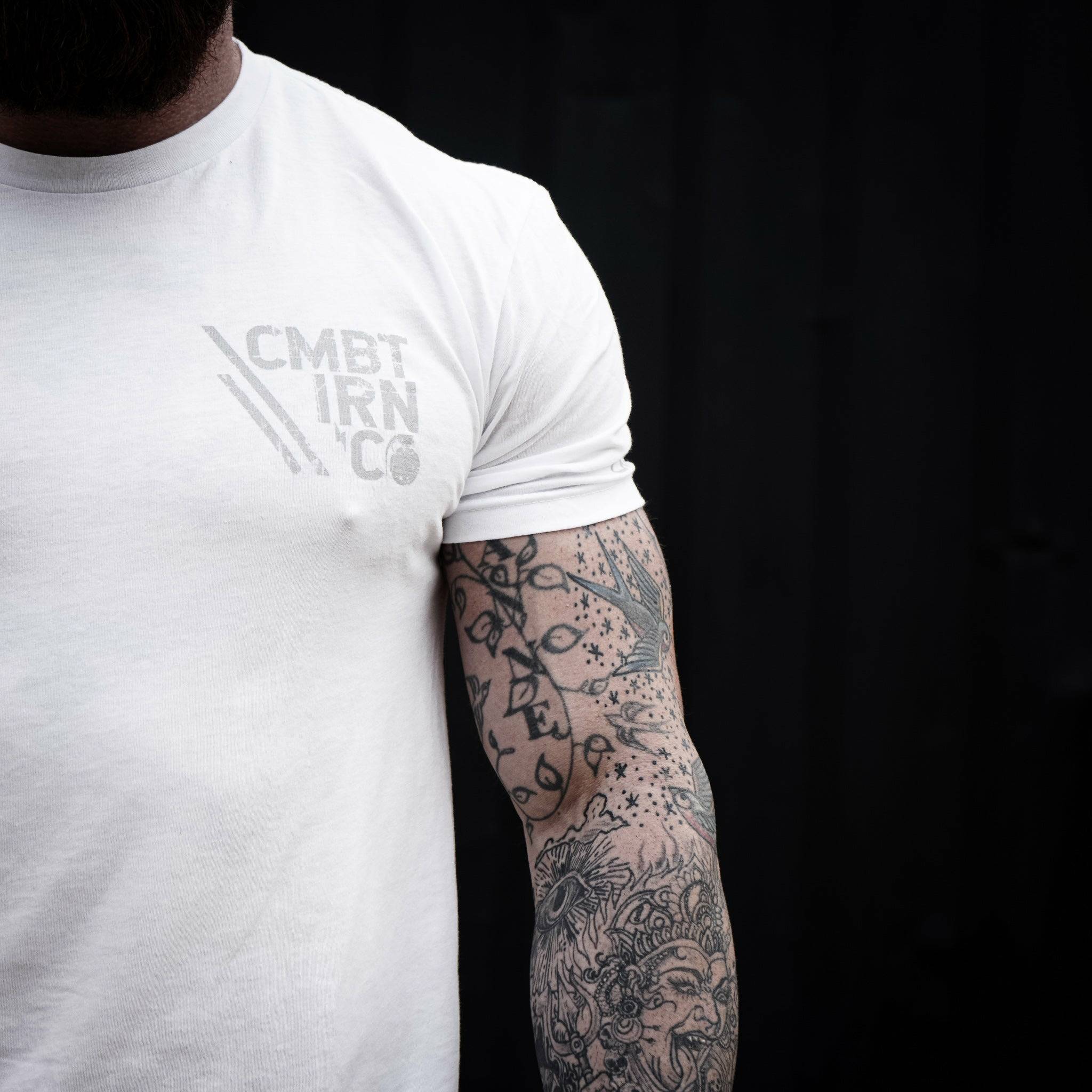 Original Motto: Lift Heavy. Move Fast. Stay Deadly. Men's T-Shirt - Combat Iron Apparel Co.