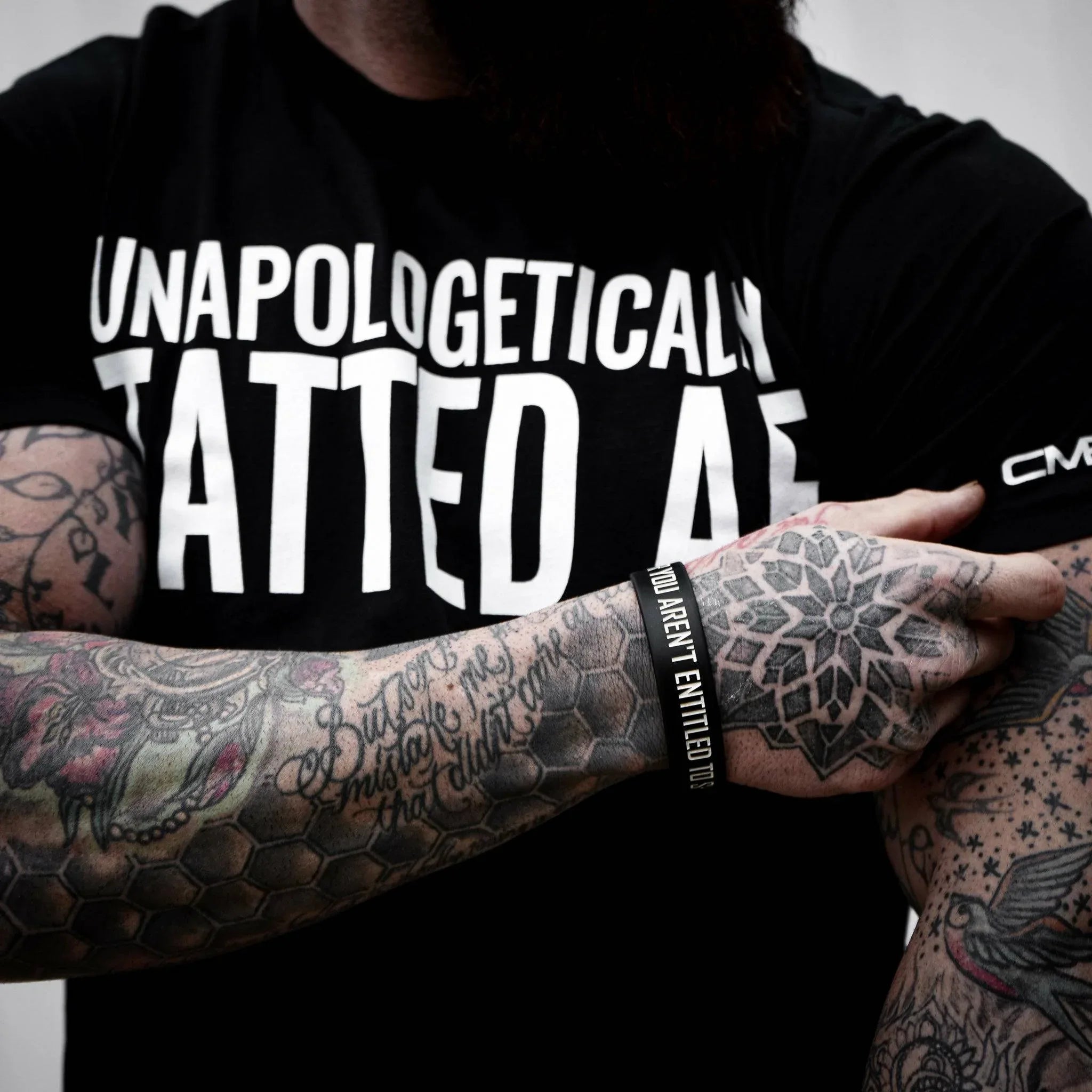 Unapologetically Tatted AF Men's T-shirt - Combat Iron Apparel Co.