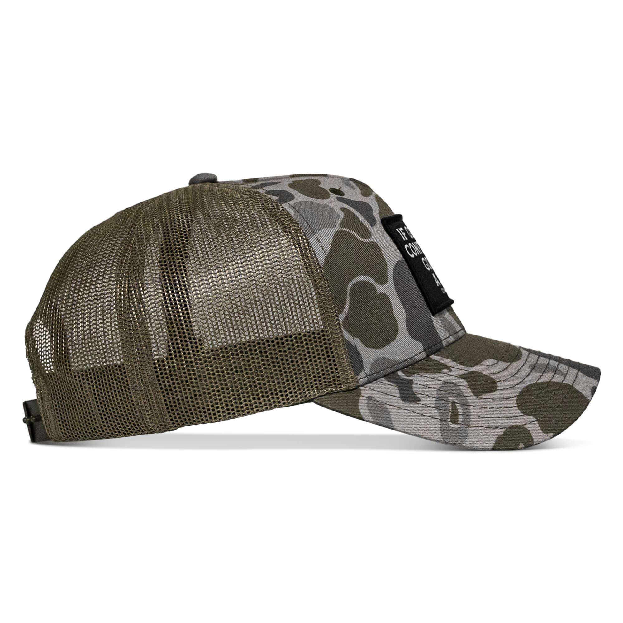 If Genders Confuse You, Go Milk A Bull Patch Snapback Hat - Combat Iron Apparel Co.