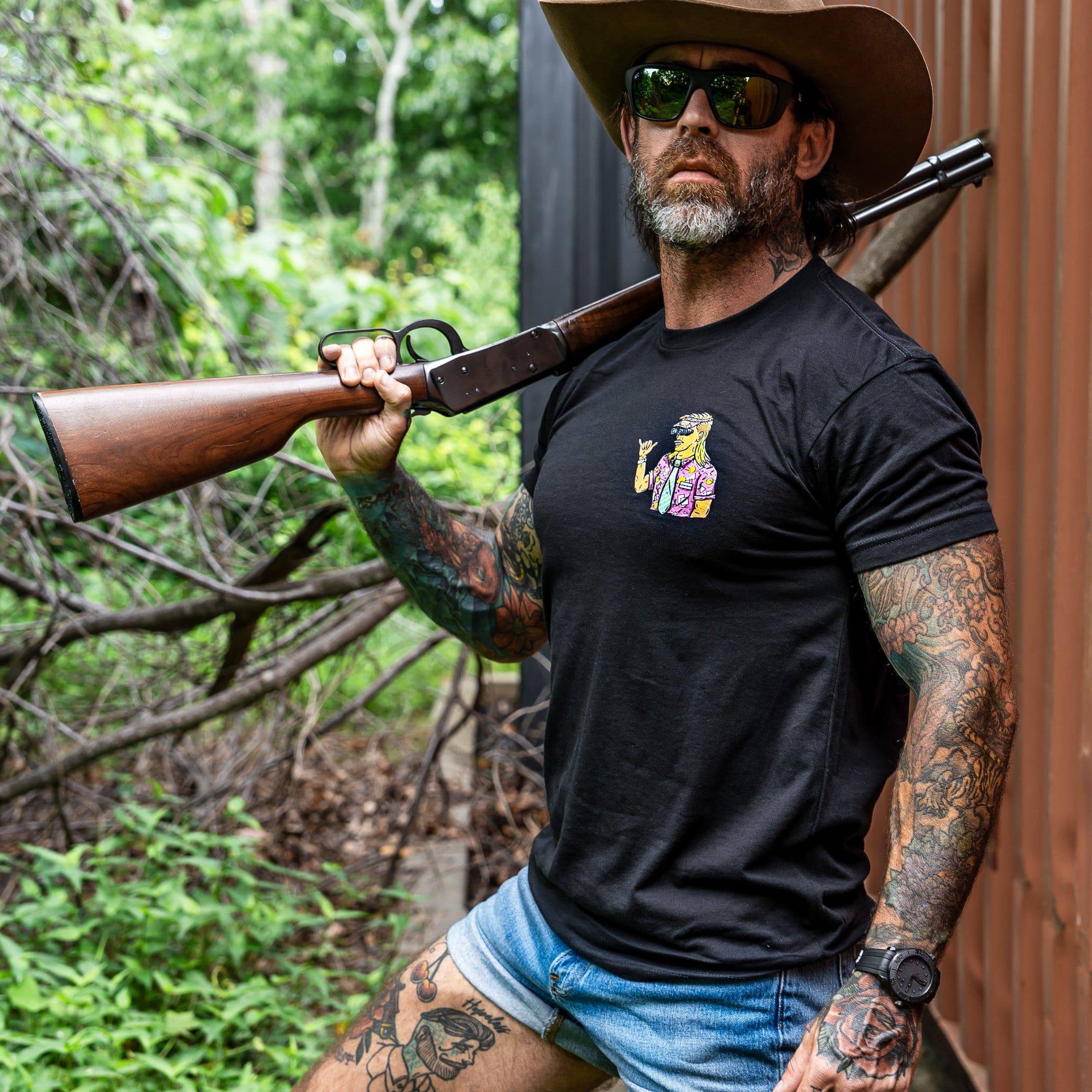 Business In The Front. Party In The Back. Party Men's T-Shirt - Combat Iron Apparel Co.