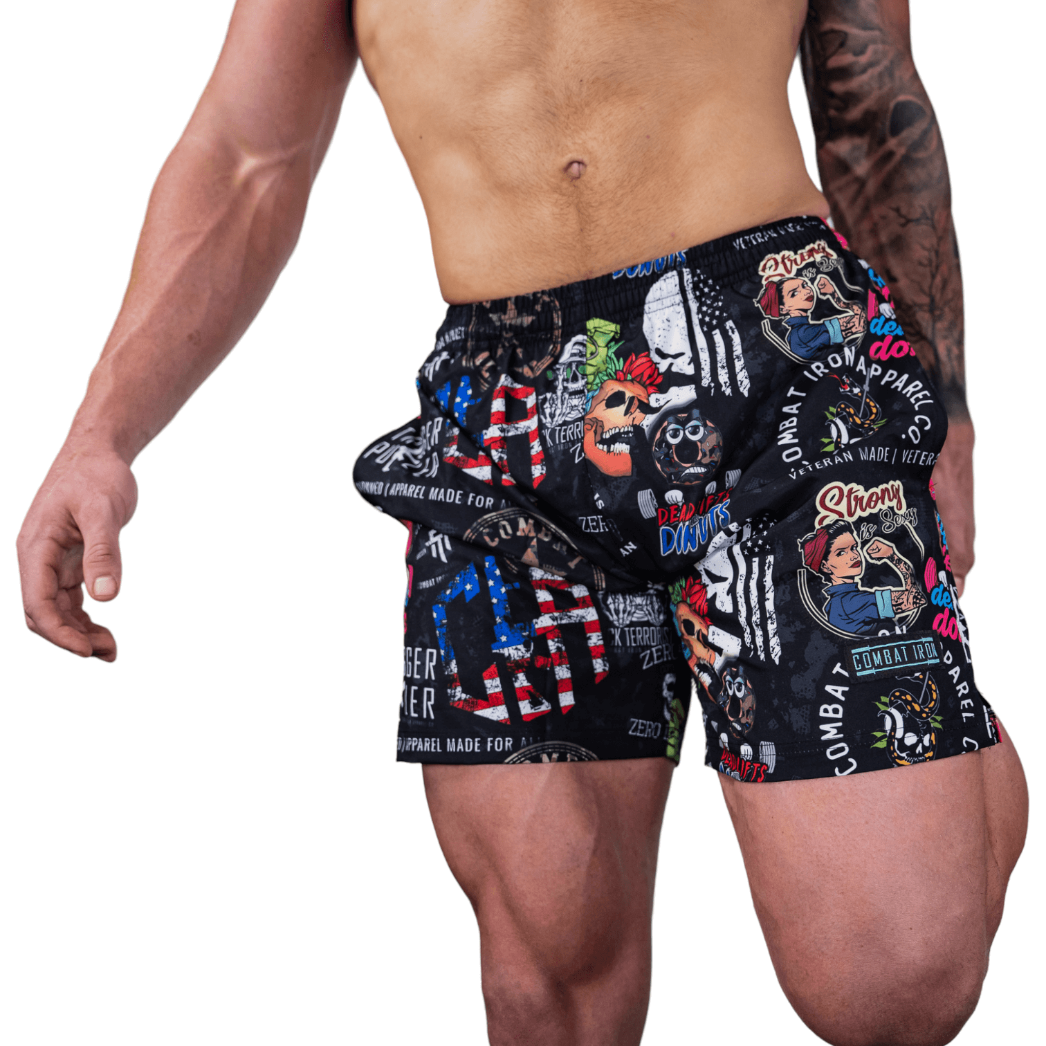 Men's V3 Performance Training Shorts | 5.5" - Combat Iron Apparel Co.