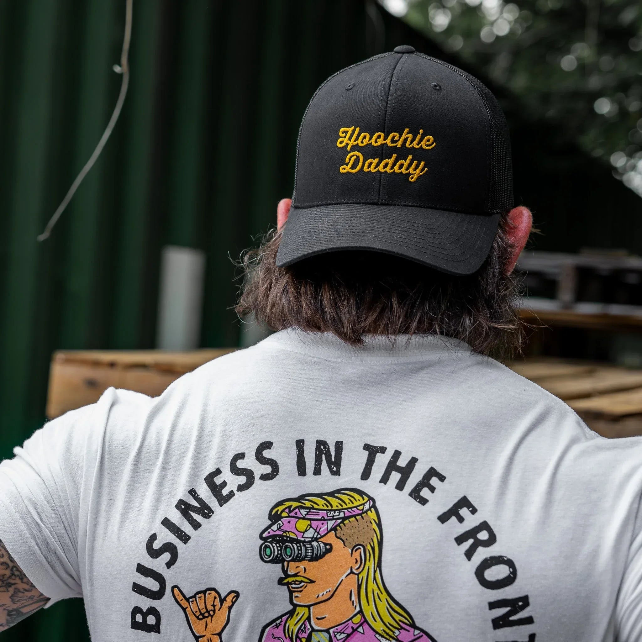 Hoochie Daddy Script Snapback Hat - Combat Iron Apparel Co.