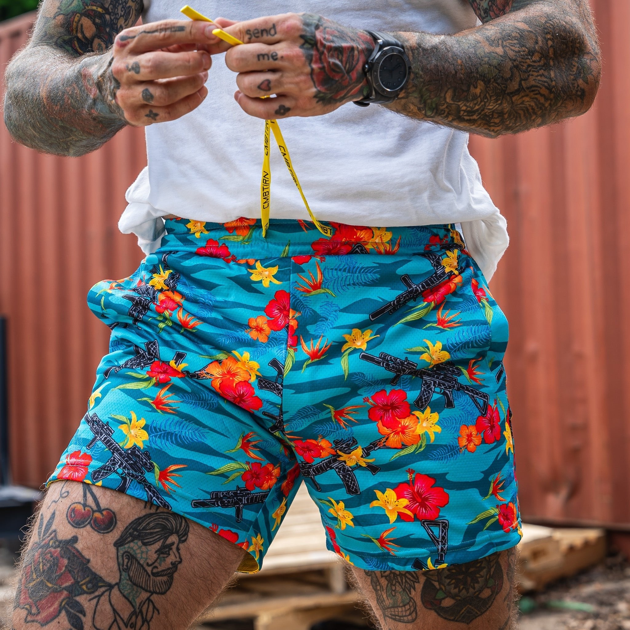 Men's Mesh Hoochie Daddy Shorts | 5" - Combat Iron Apparel Co.