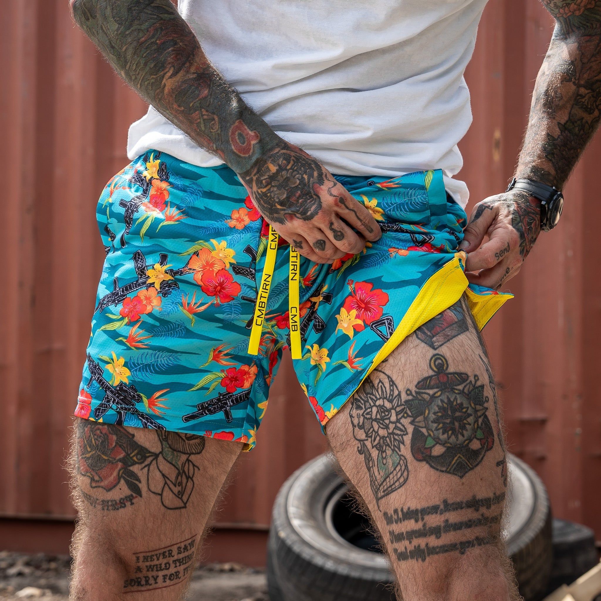 Men's Mesh Hoochie Daddy Shorts | 5" - Combat Iron Apparel Co.