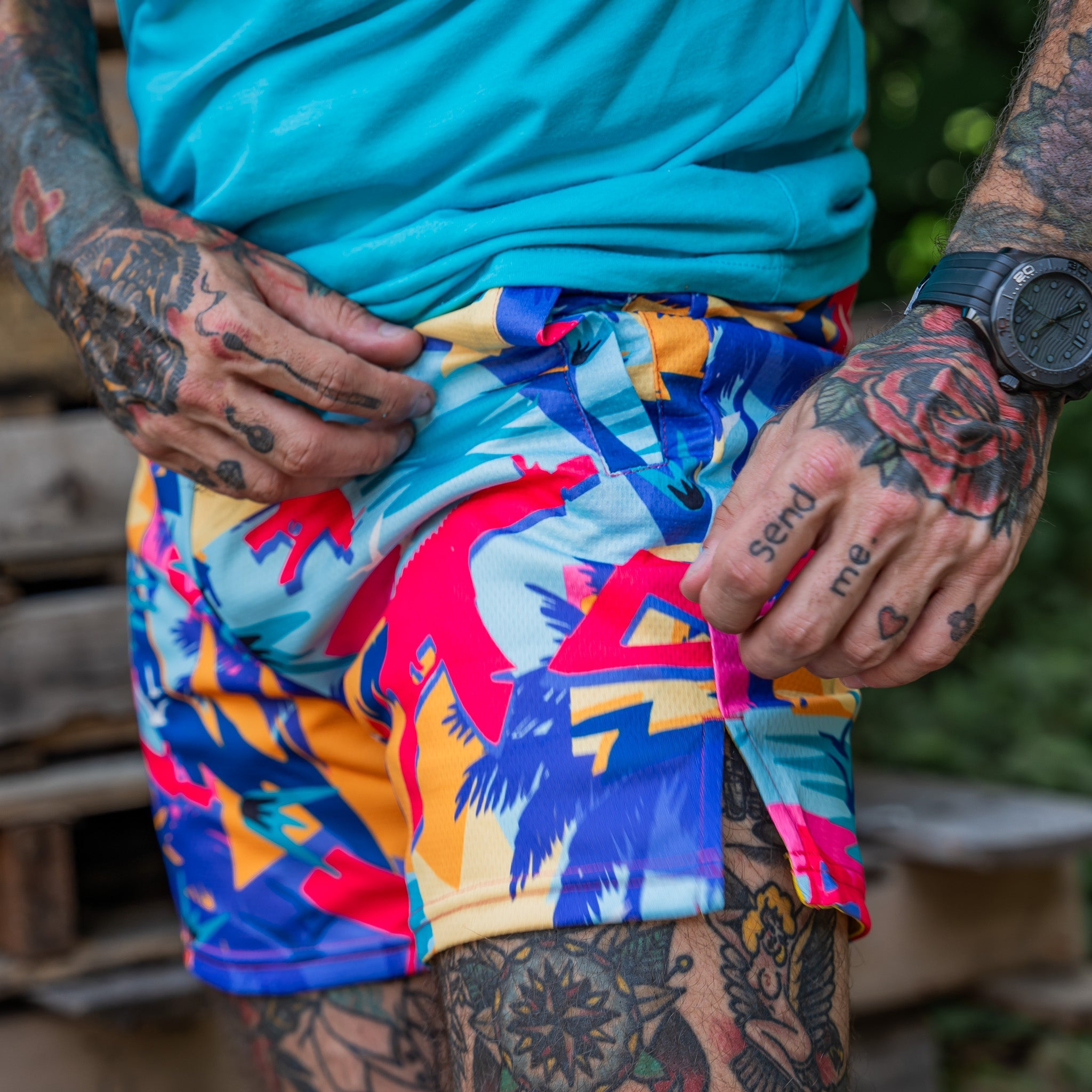 Men's Mesh Hoochie Daddy Shorts | 5" - Combat Iron Apparel Co.