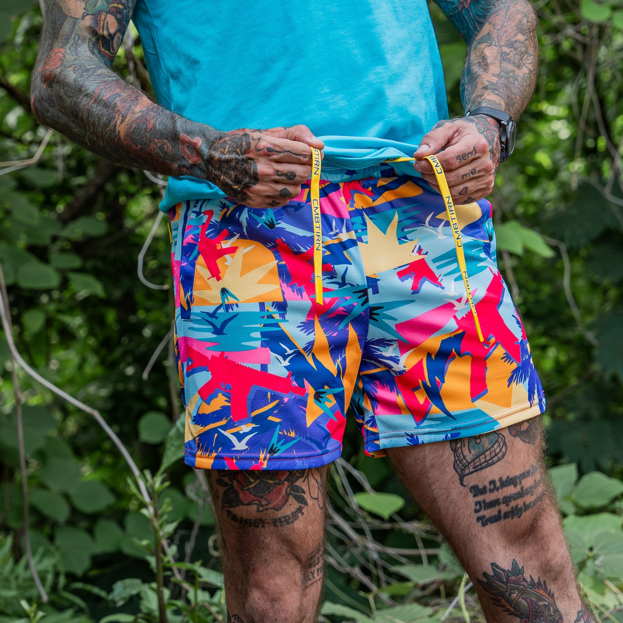 Men's Mesh Hoochie Daddy Shorts | 5" - Combat Iron Apparel Co.