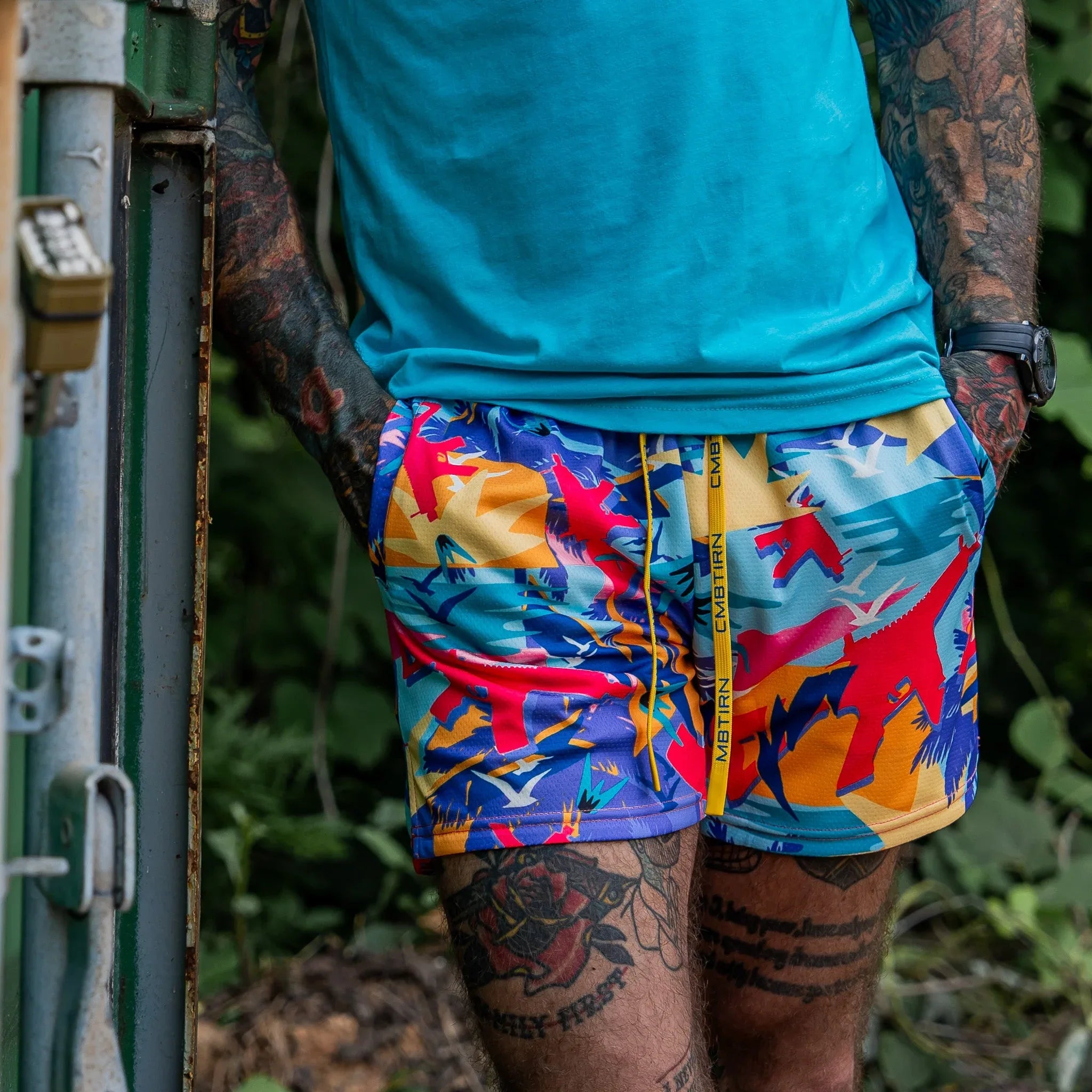 Men's Mesh Hoochie Daddy Shorts | 5" - Combat Iron Apparel Co.