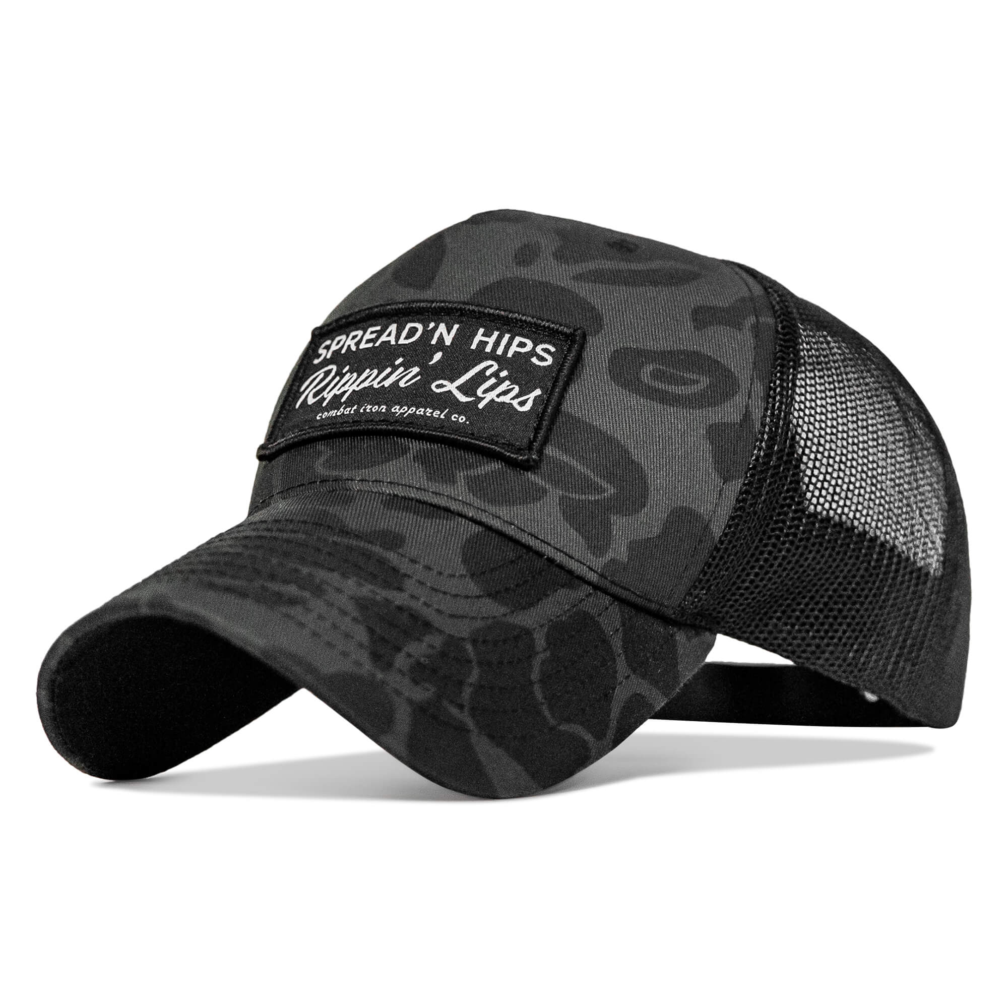 Spreadin' Hips Rippin' Lips Patch Snapback - Combat Iron Apparel Co.