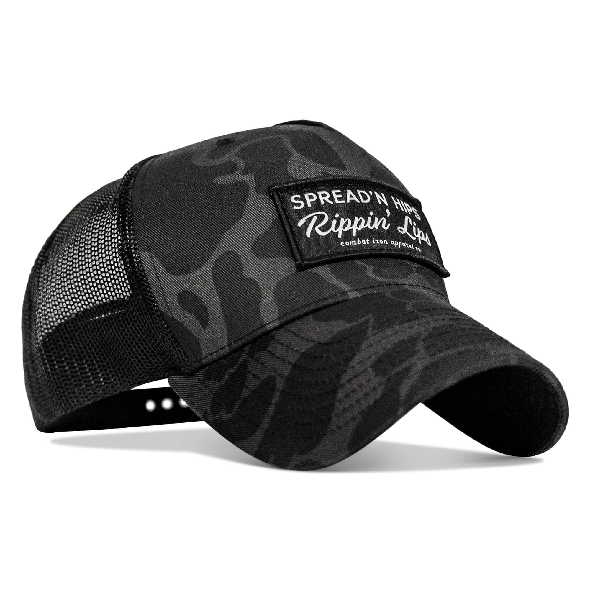 Spreadin' Hips Rippin' Lips Patch Snapback - Combat Iron Apparel Co.