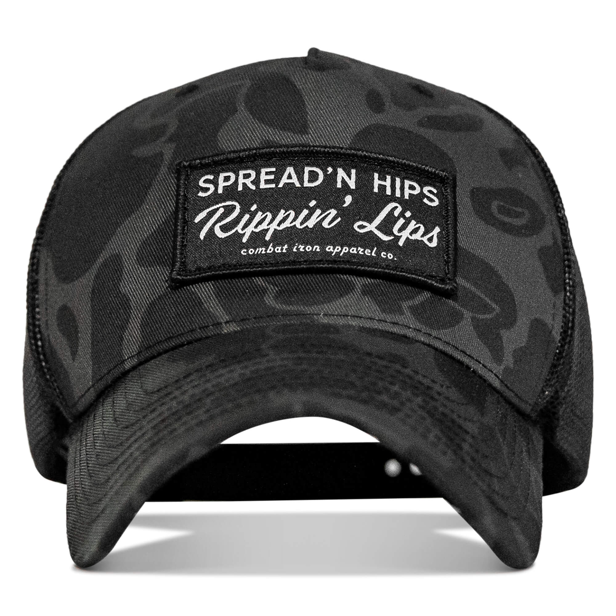 Spreadin' Hips Rippin' Lips Patch Snapback - Combat Iron Apparel Co.