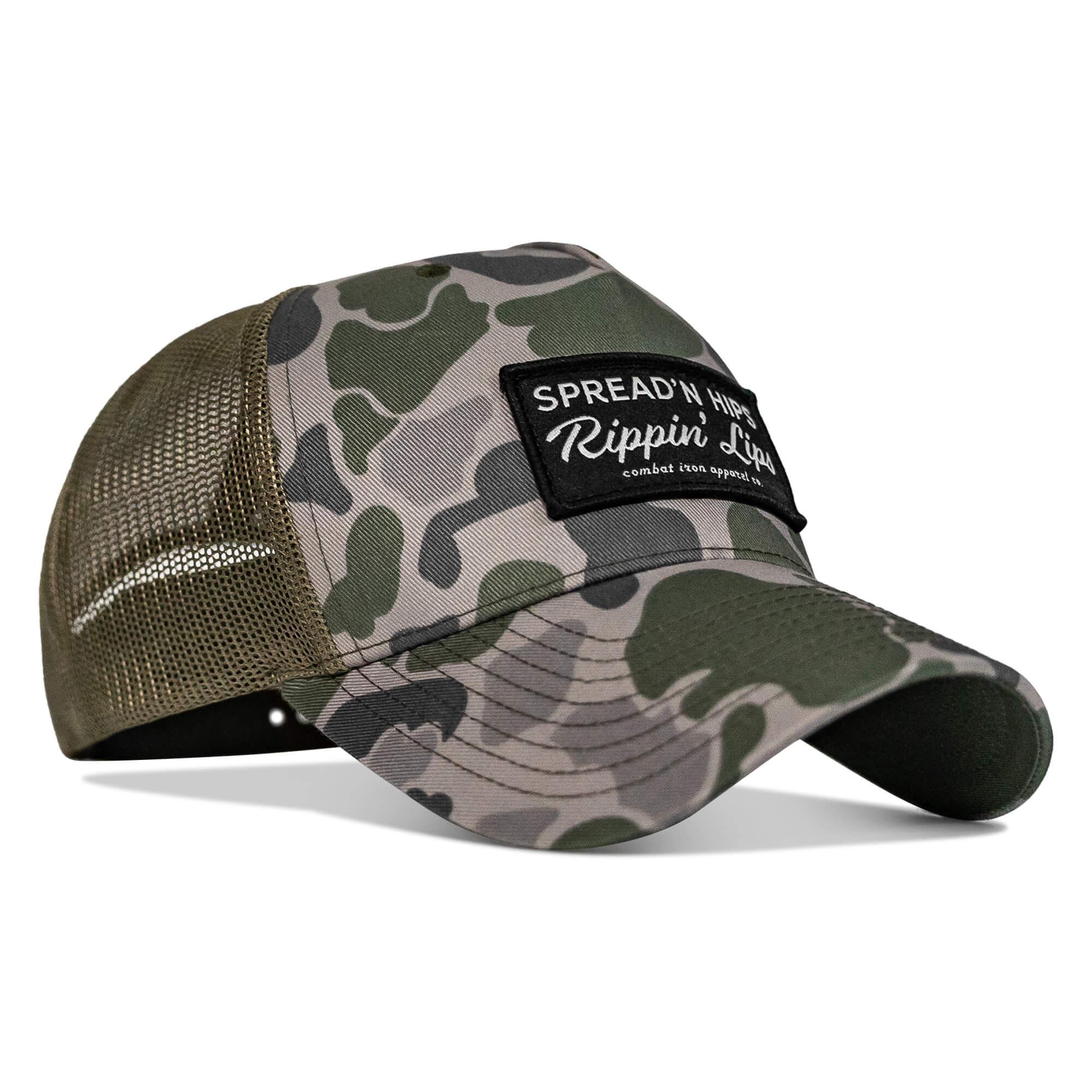 Spreadin' Hips Rippin' Lips Patch Snapback - Combat Iron Apparel Co.