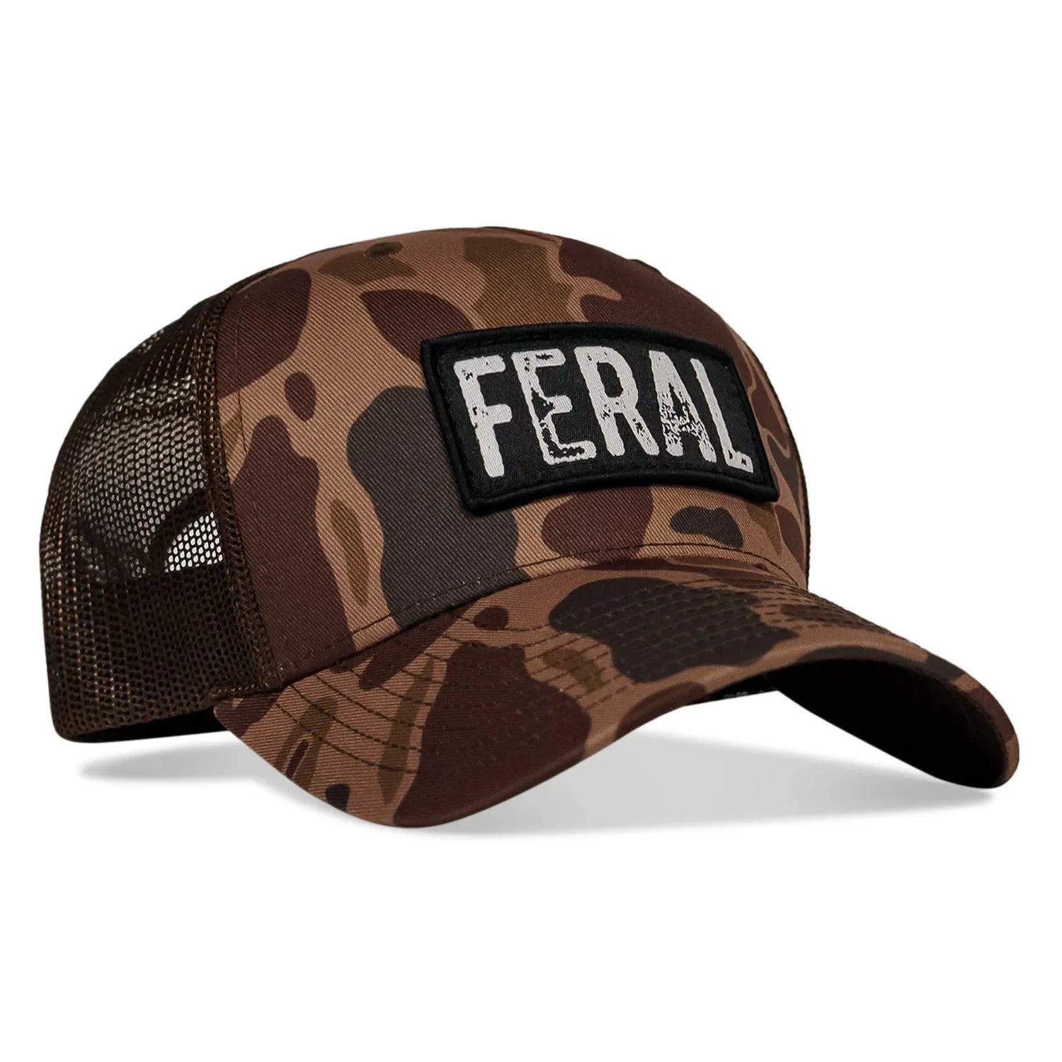 Feral Vintaged Patch Snapback Hat - Combat Iron Apparel Co.