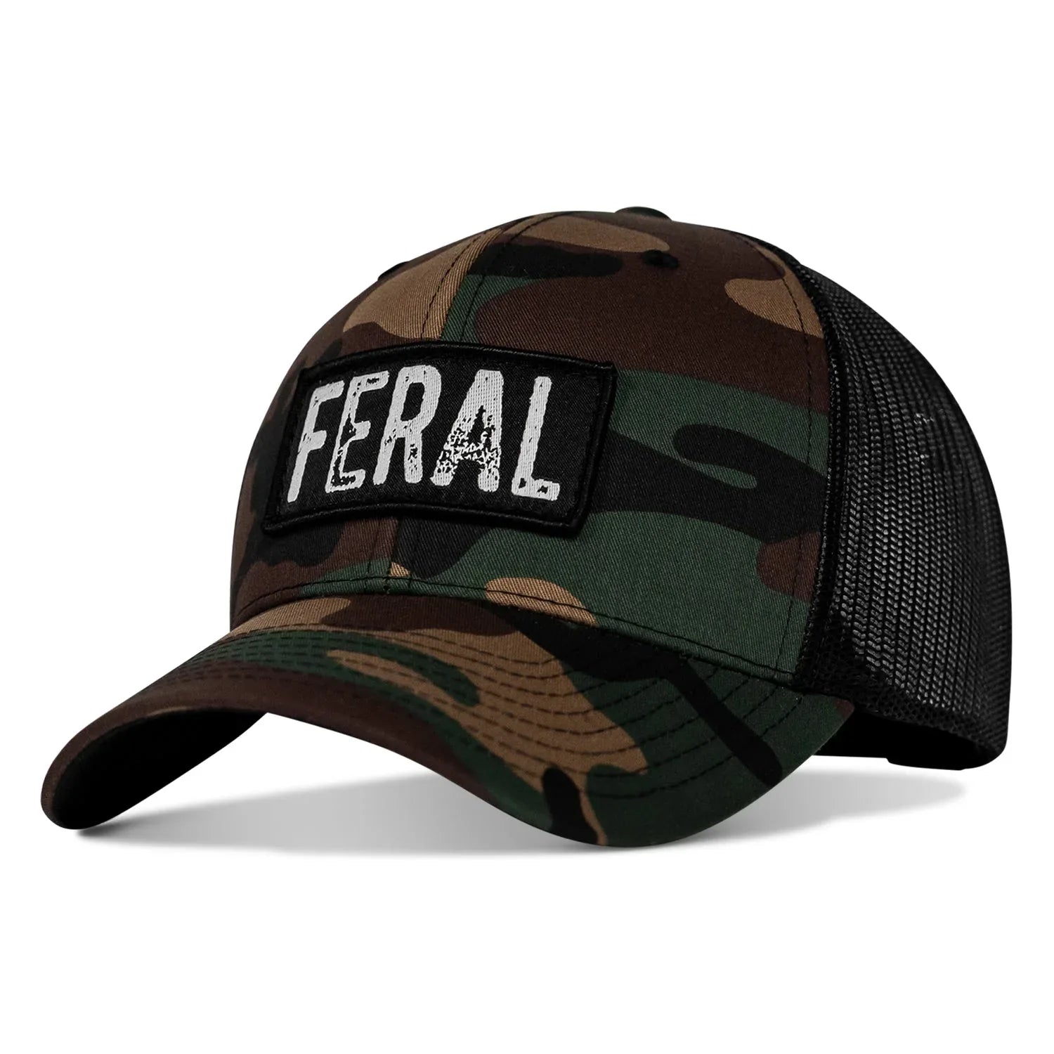 Feral Vintaged Patch Snapback Hat - Combat Iron Apparel Co.